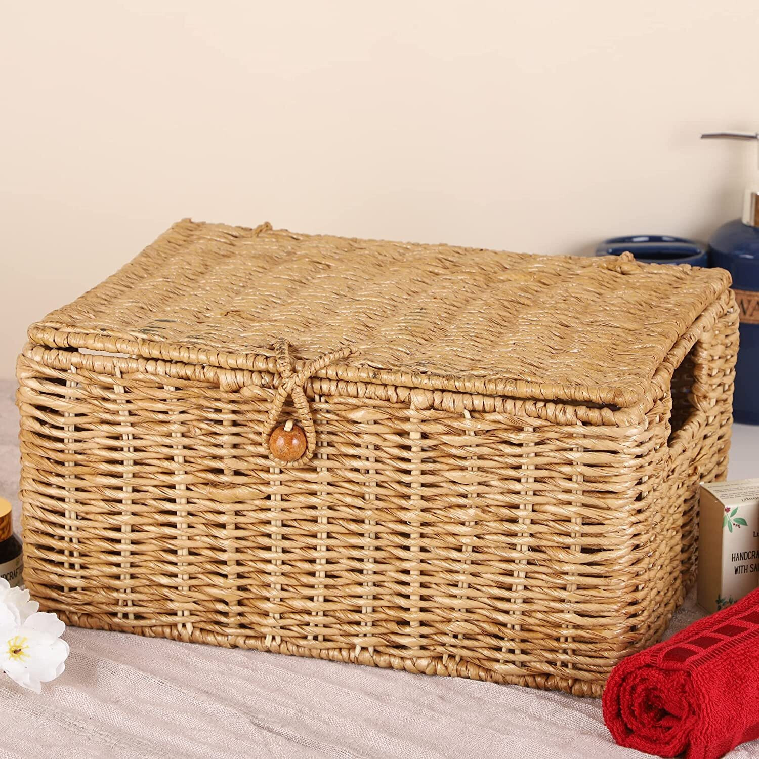 Image of Akway Bamboo Storage Basket