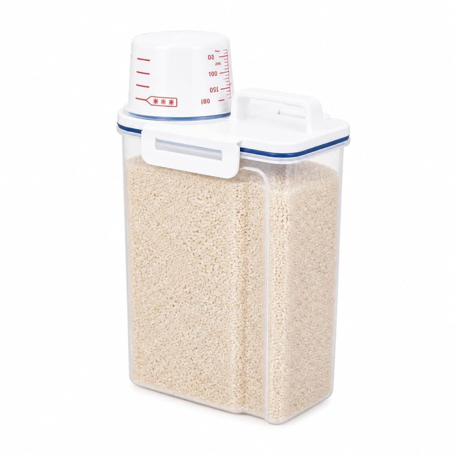 Image of Calldrishe Plastic Cereal Dispenser - 2000 ml (Transparent)