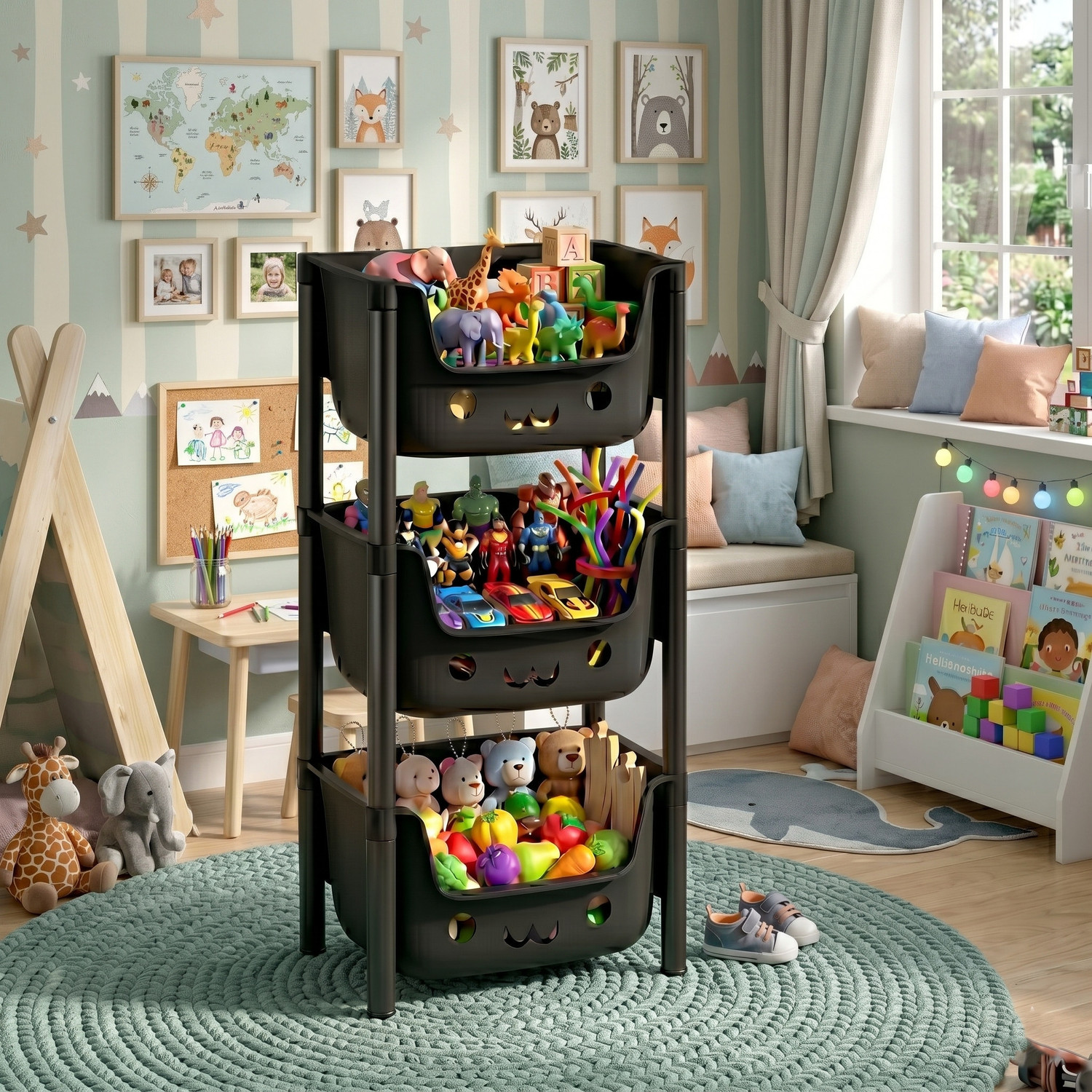 Image of MAXTID multi layer Storage Cabinet for Neat Arrangement Storage Box