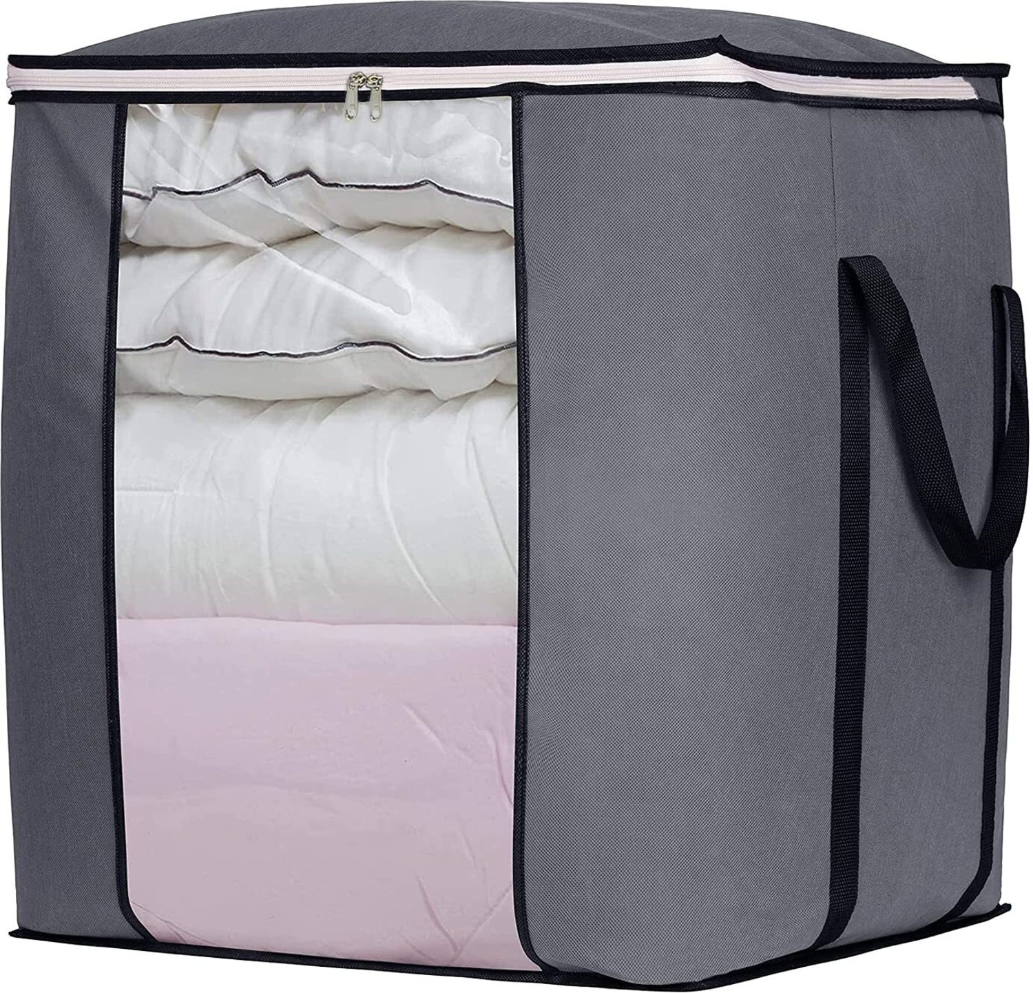 Image of DOUBLE R BAGS Organiser Box Under Bed Shoe Organizer 12 Compartment Black Pack of 2 UnderbestNW01 P 6