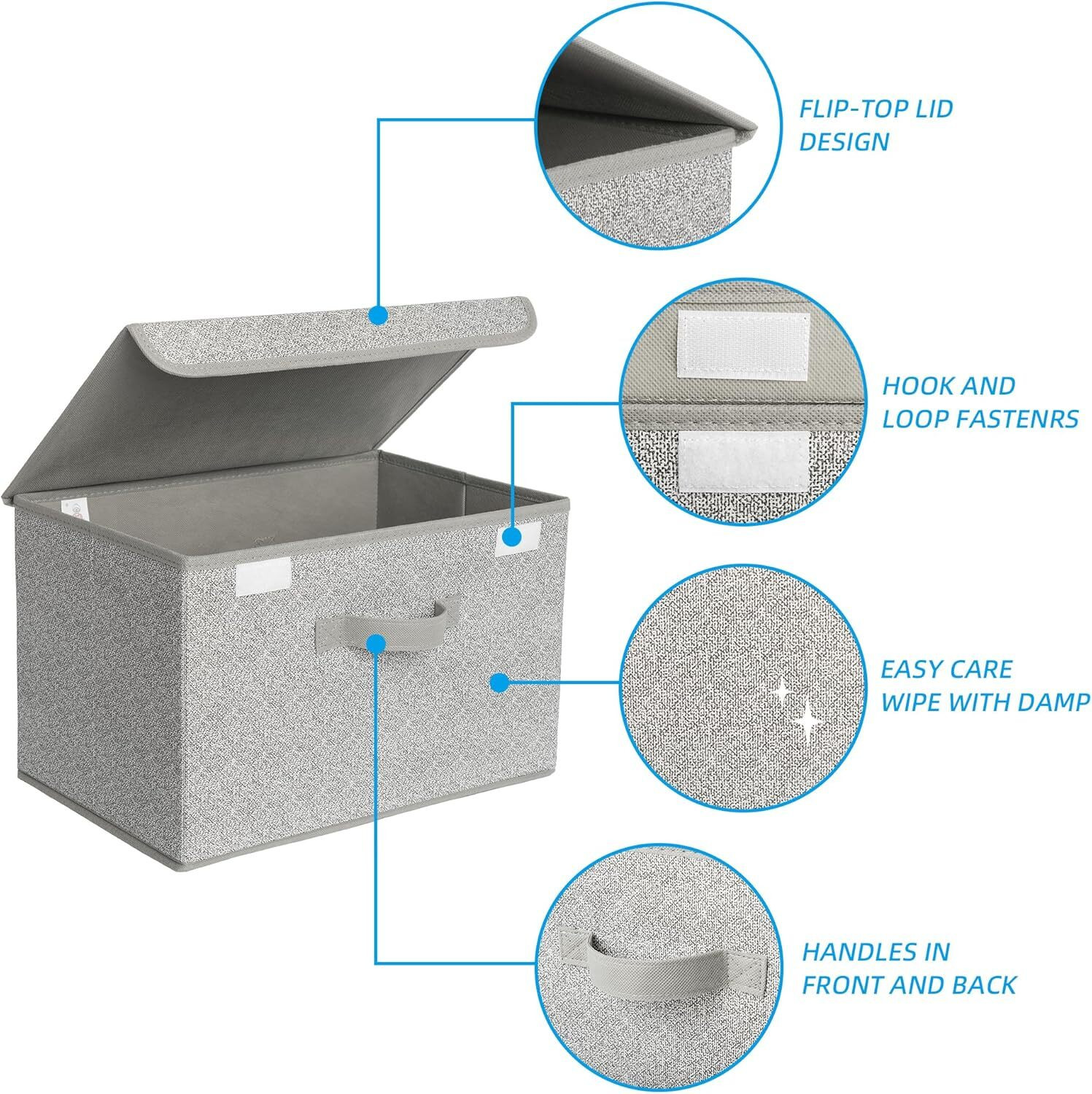 Image of Flipkart SmartBuy 417 Storage Box (Grey)