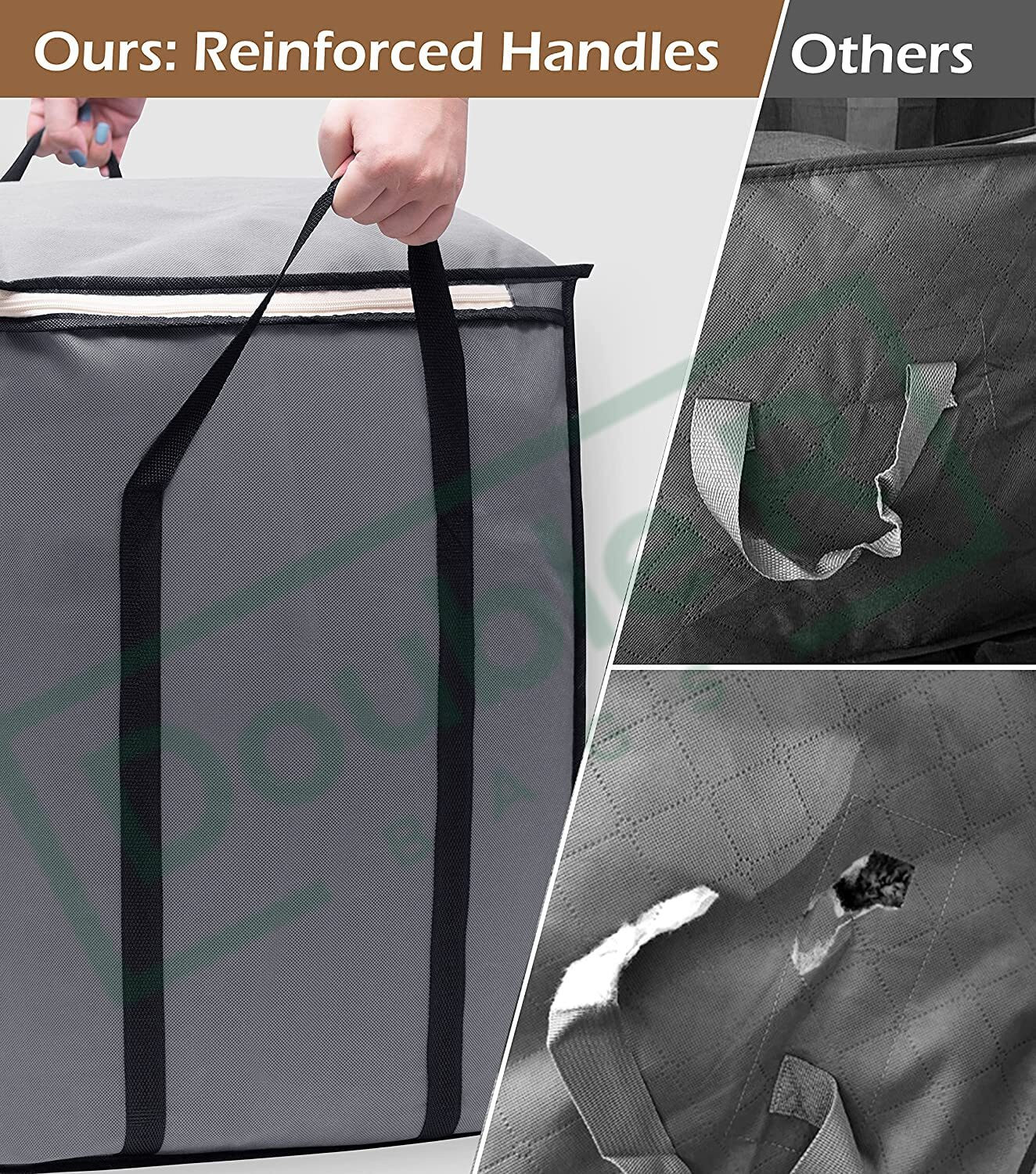 Image of DOUBLE R BAGS Organiser Box Under Bed Shoe Organizer 12 Compartment Black Pack of 2 UnderbestNW01 P 6