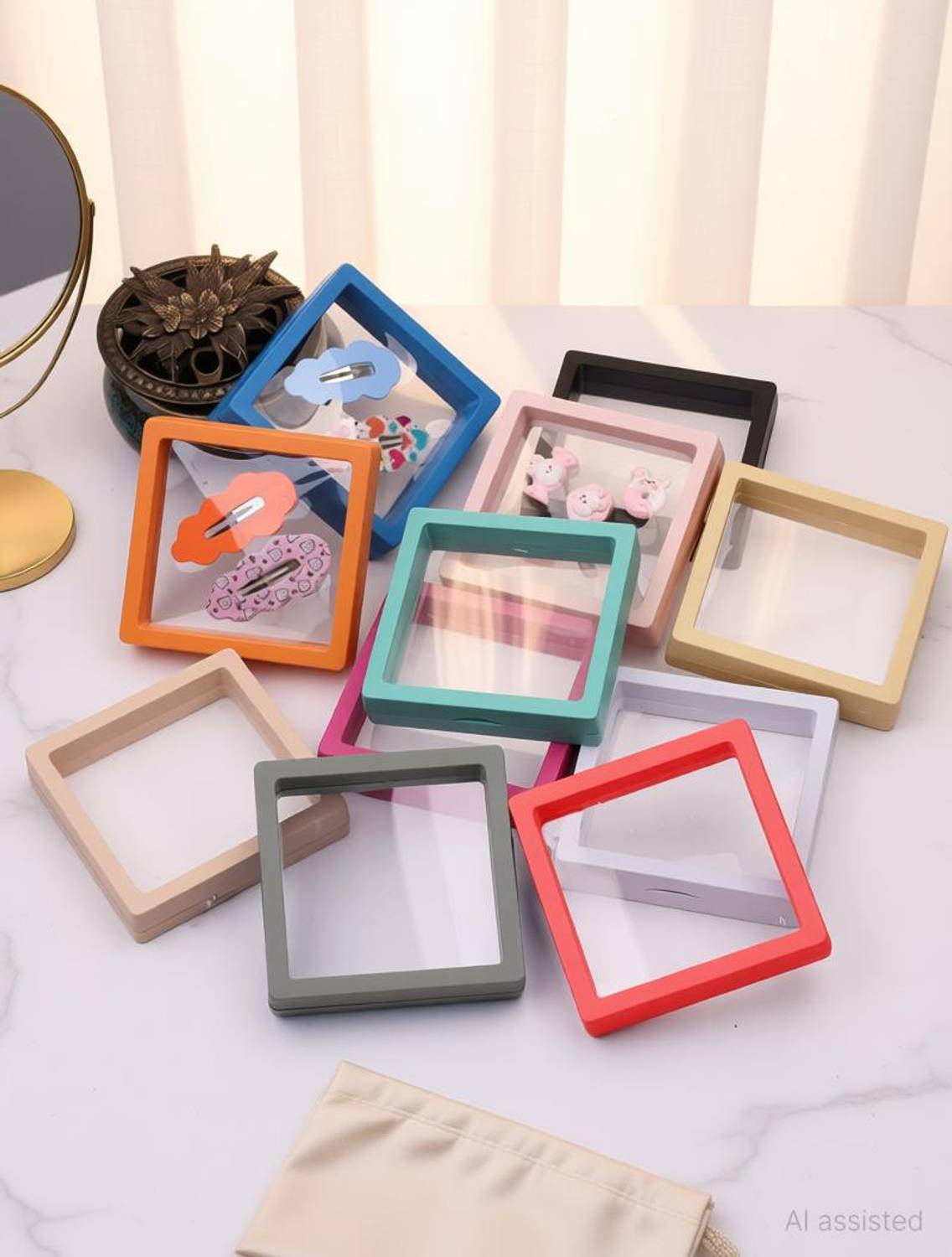 BBBIKINI Floating Jewellery 3D Display B Storage Box