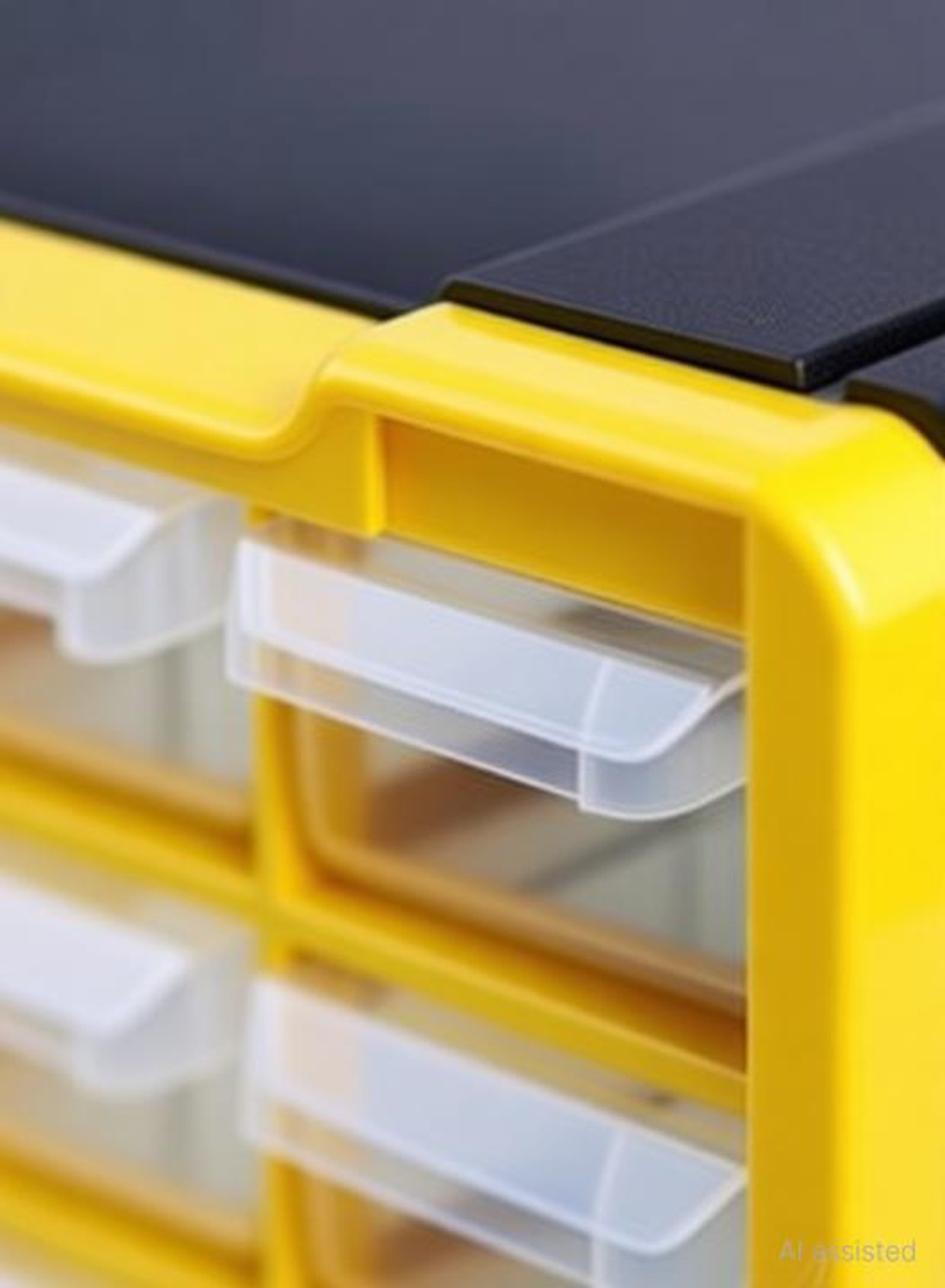 Image of ALKON ACO60 STORAGE ORGANIZER Storage Box (Yellow)