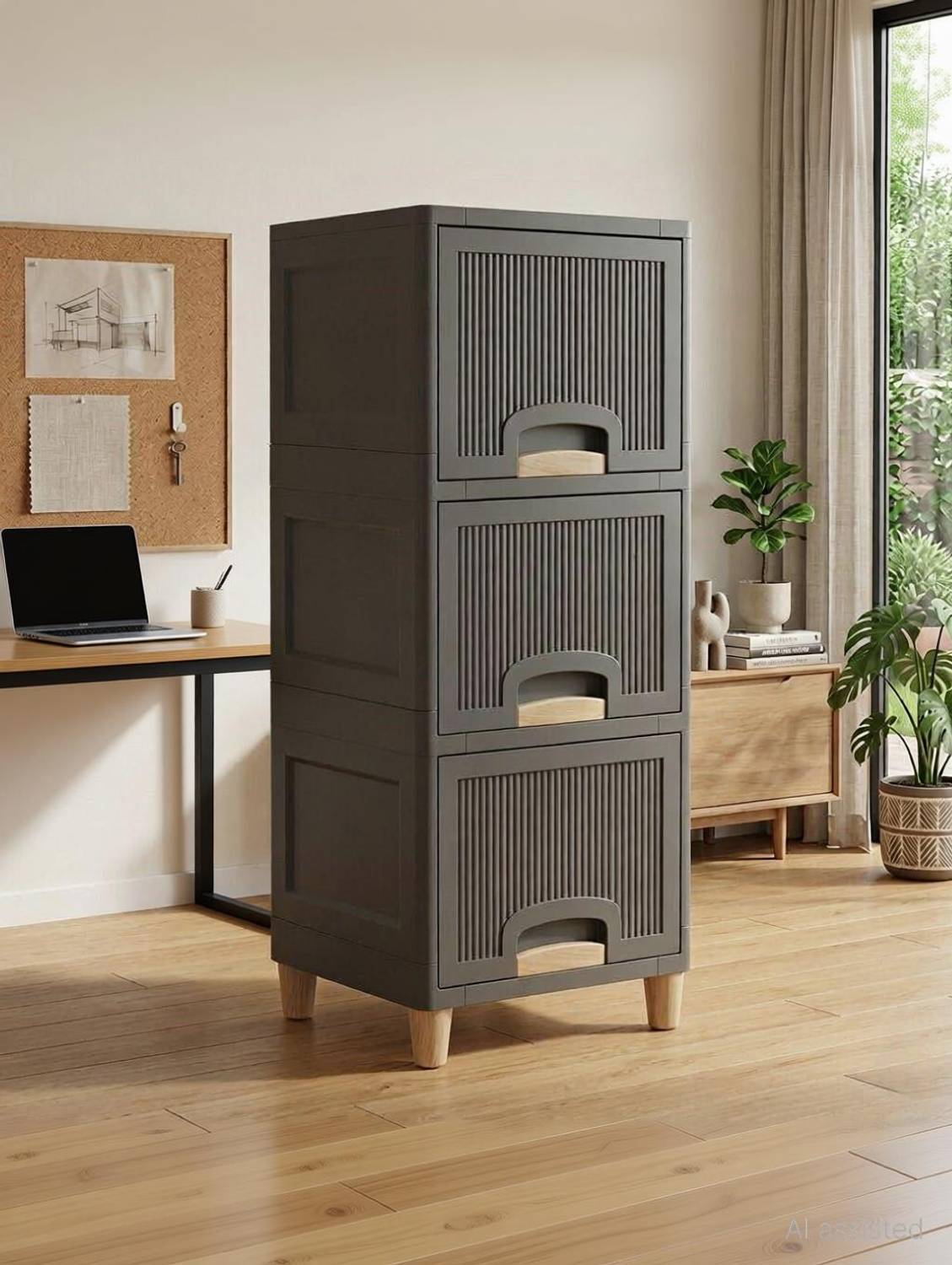 Surety for Safety Shelf Organizers, Gray - Image 1