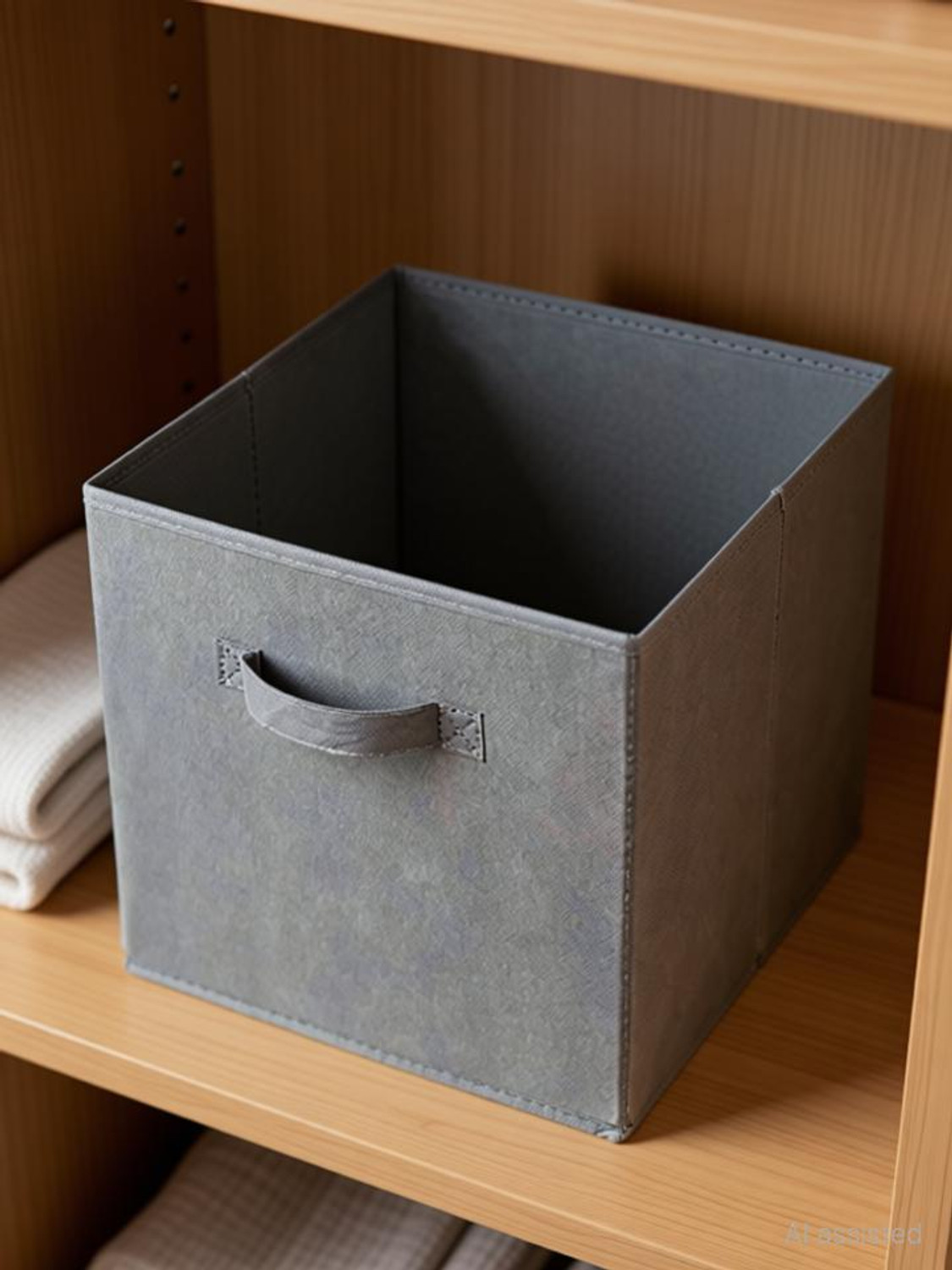 Image of SH NASIMA MANUFACTURER Shelf Organizers (Grey, Microfibre)