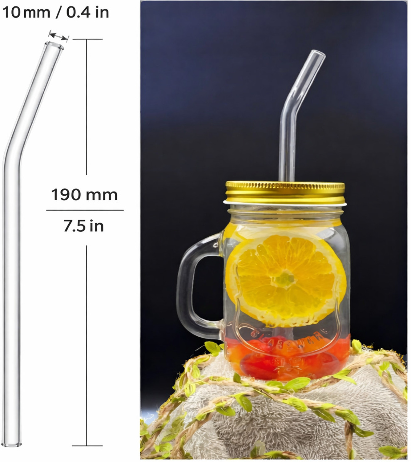 Image of GoKartify Bent Drinking Straw