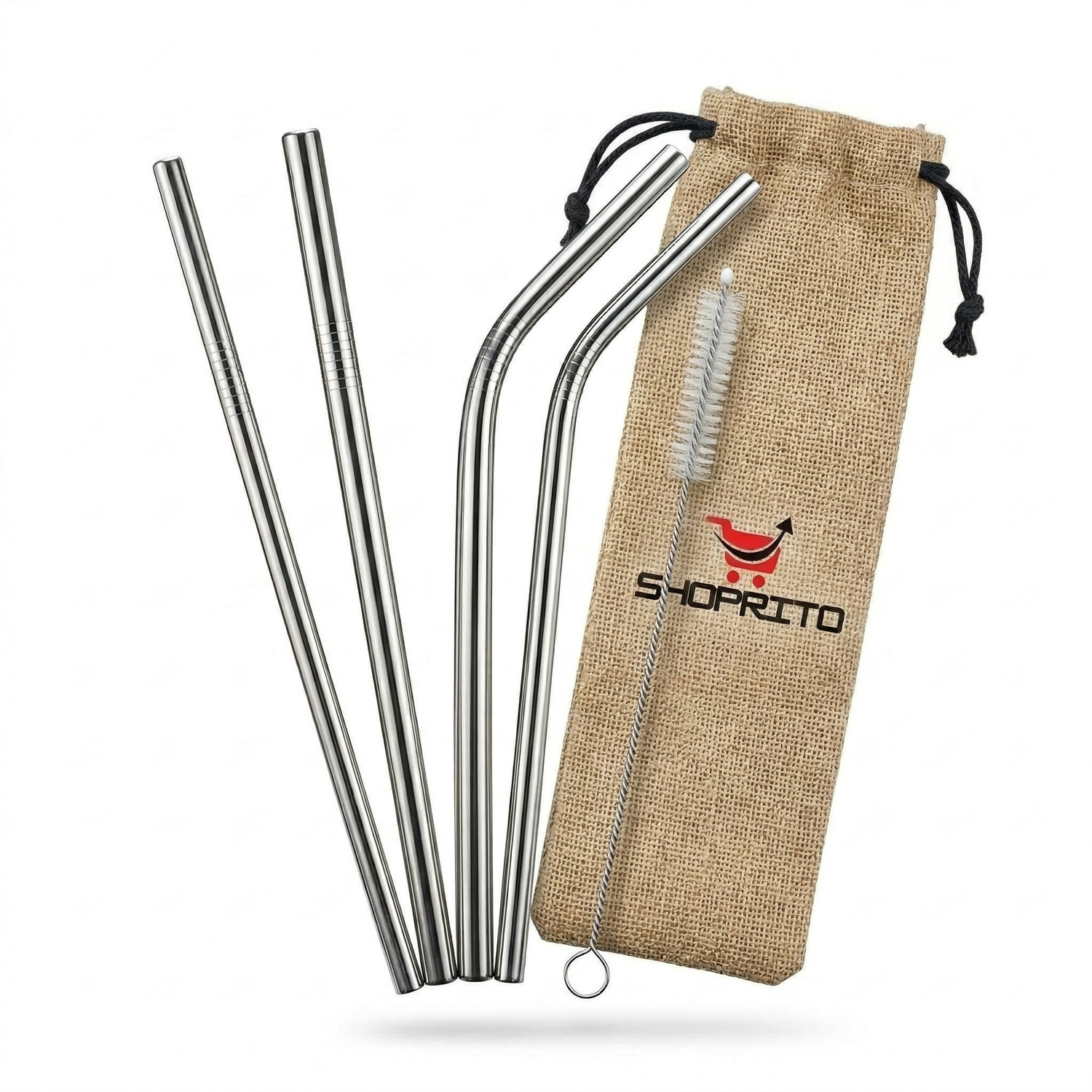 Image of SHOPRITO Bent Drinking Straw