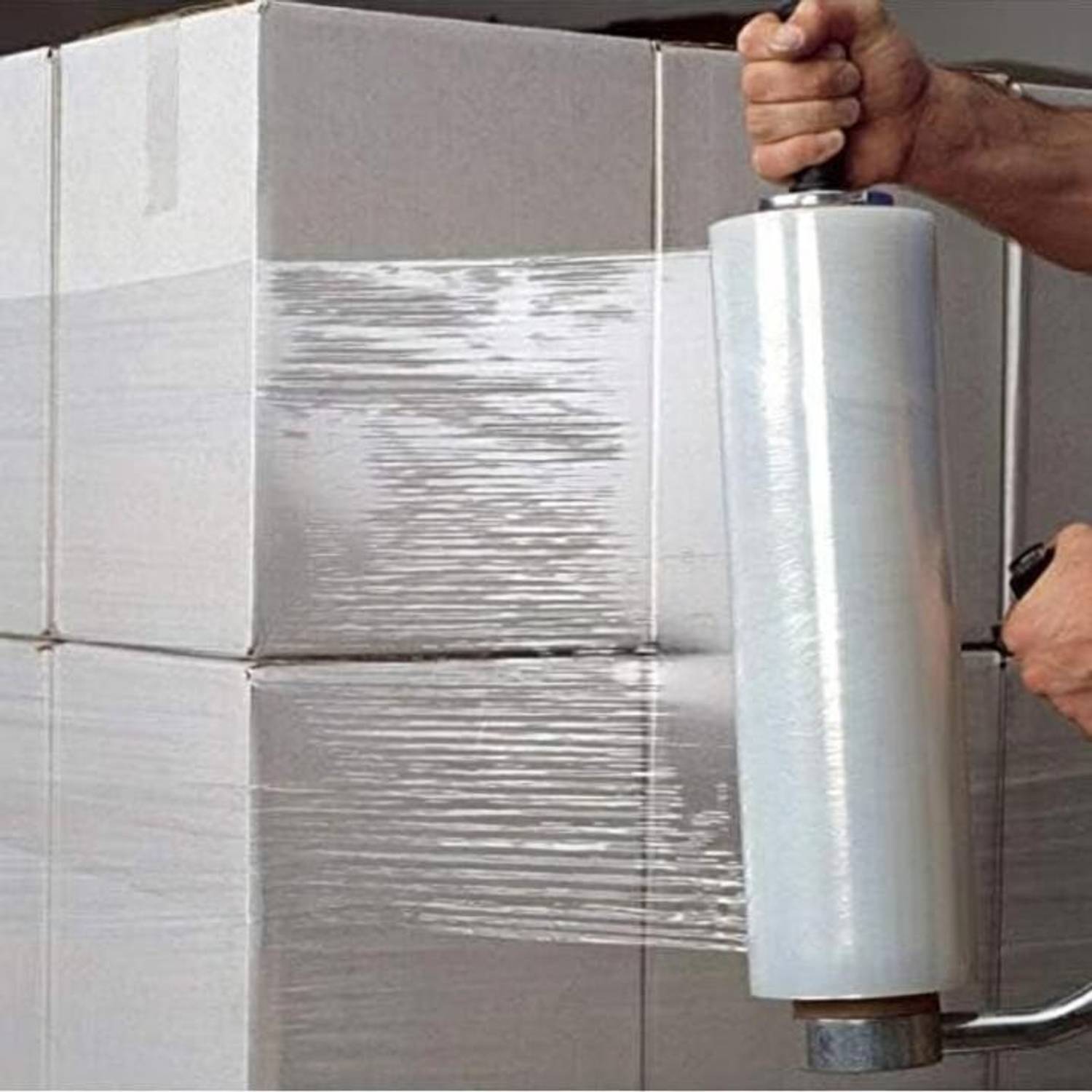Apcox 15 cm 3500 ft 6inch 3500mtr. Hand Stretch Film wrapping roll pack of 1