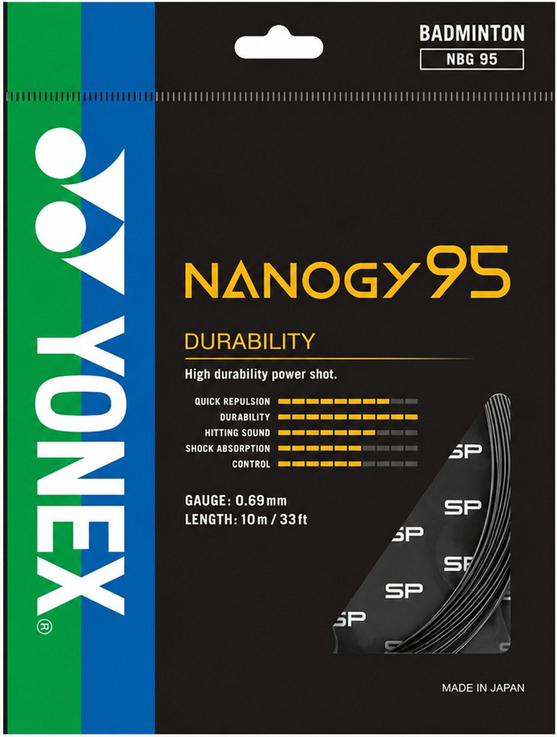 Image of badmint NANOGY 95 0.69 Badminton String - 10 m