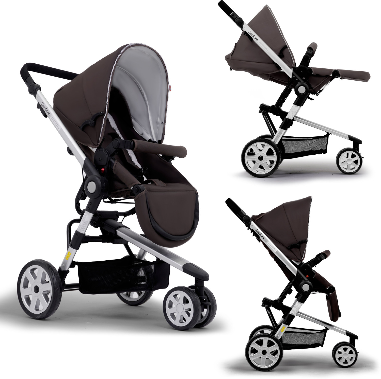 Image of StarAndDaisy Baby Stroller | Pram for kids with Wheel Brake - New Born Girl & Boy Stroller Stroller