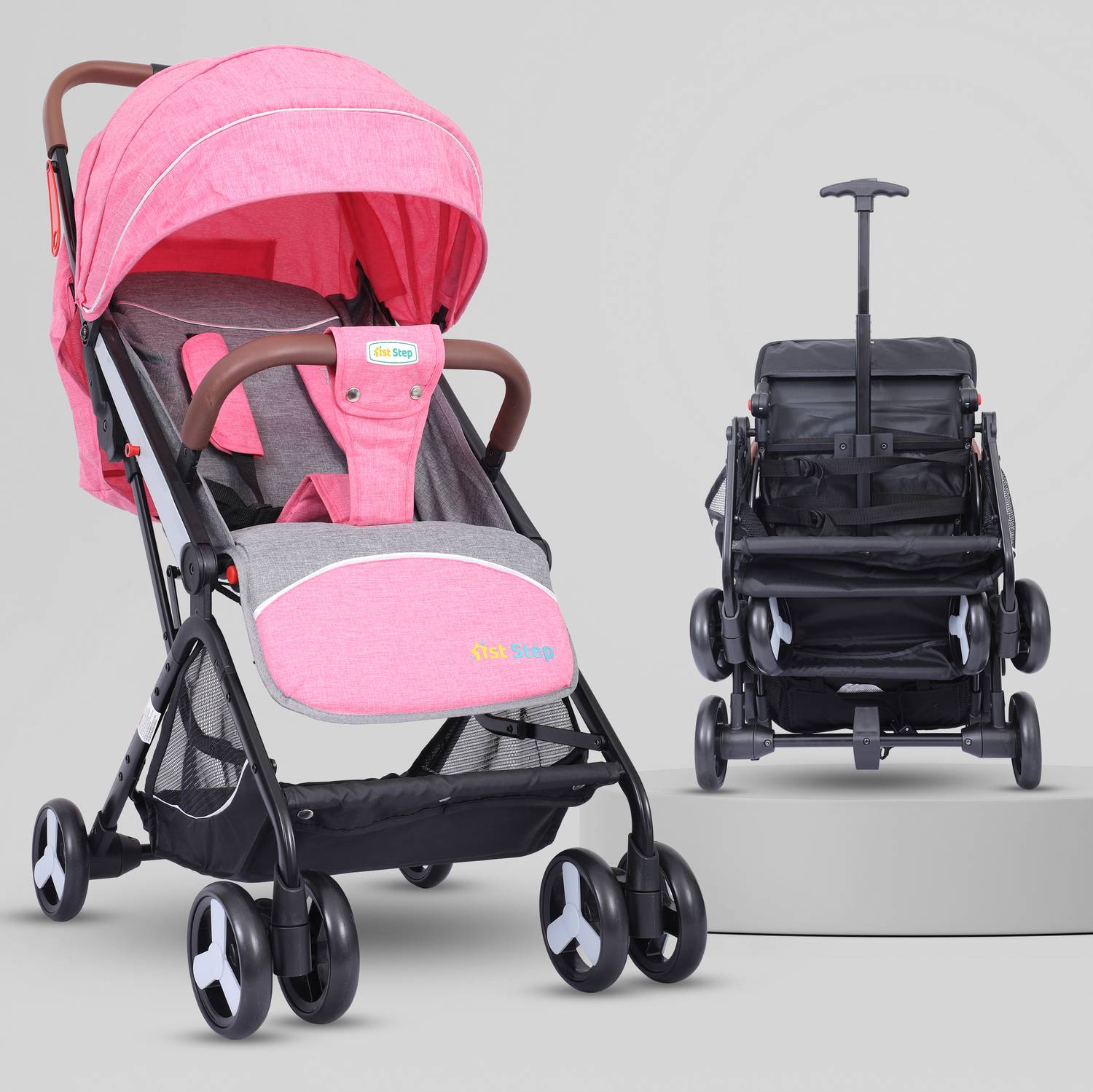 1st Step Aura Stroller With Portable Travel Friendly Trolley And Compact Fold Stroller