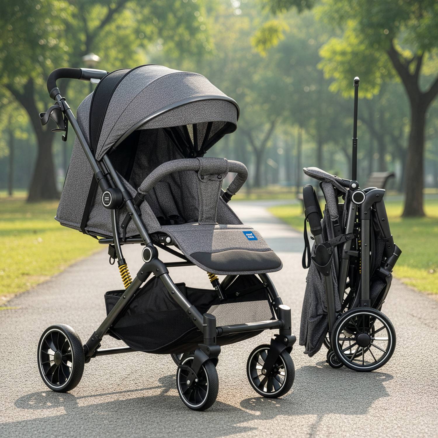 MeeMee Easy Move Baby Stroller with Reversible Handle | EN