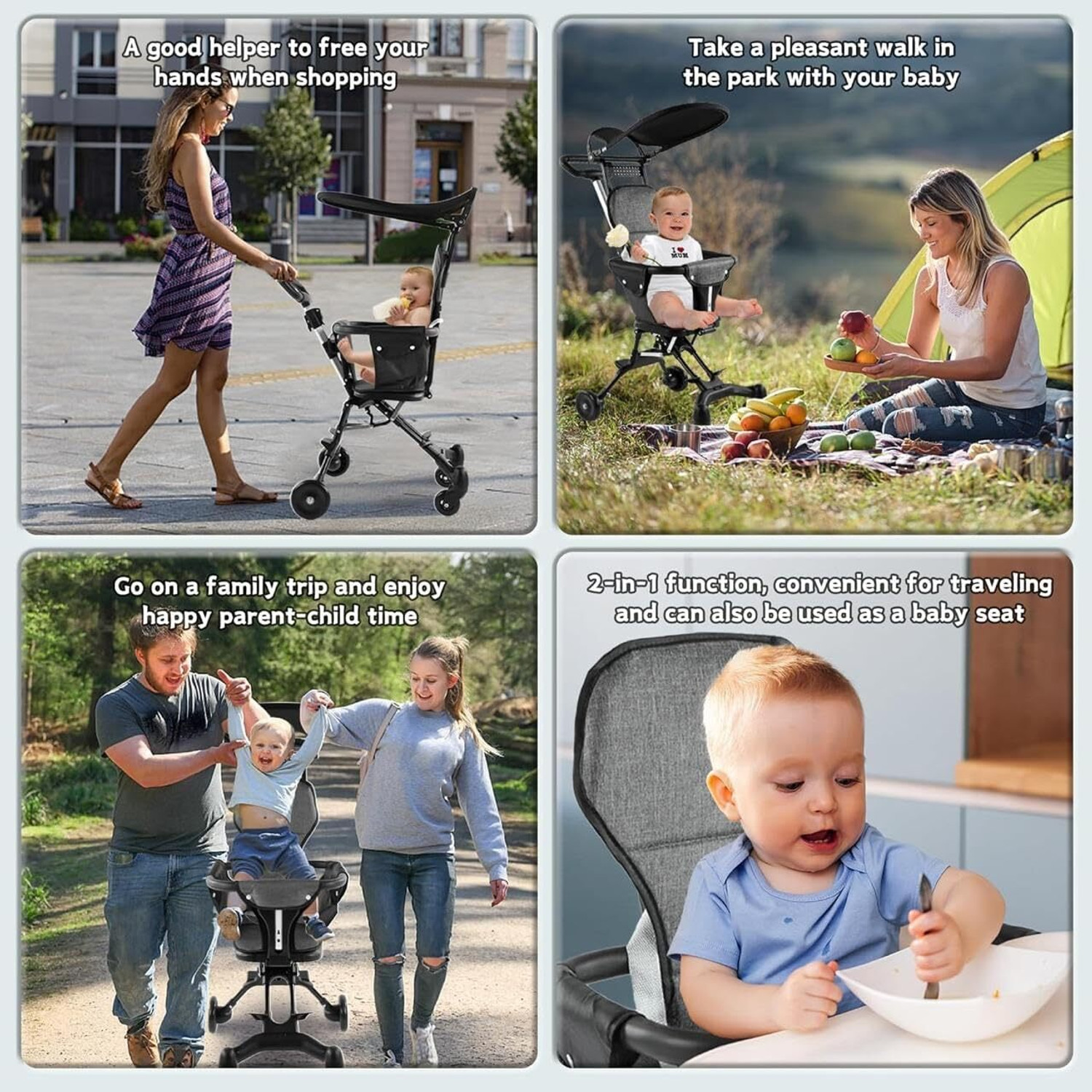 Image of KRIVAM FOLDABLE BABY STROLLER Stroller