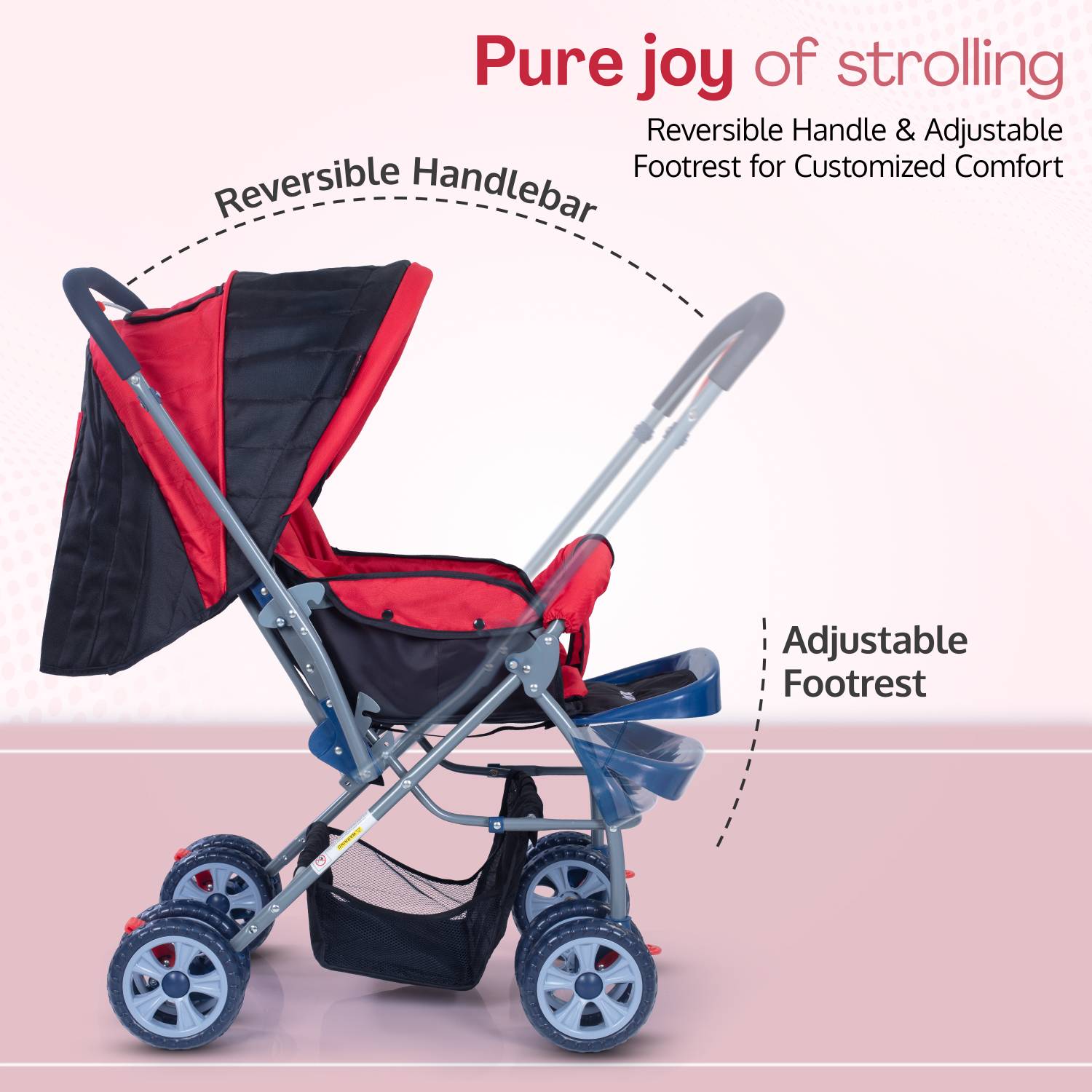 LuvLap Starshine Stroller for 0-3 Years - Image 2