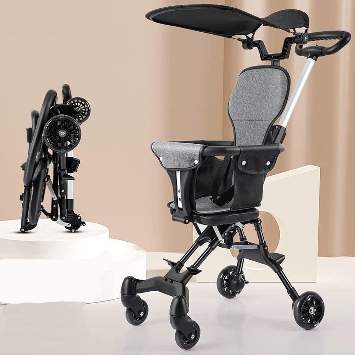 Image of Clefairy Baby Lightweight Stroller, Convenience Travel Stroller Stroller