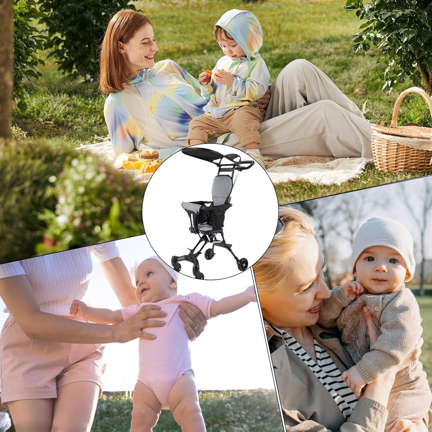 Image of Clefairy Baby Lightweight Stroller, Convenience Travel Stroller Stroller