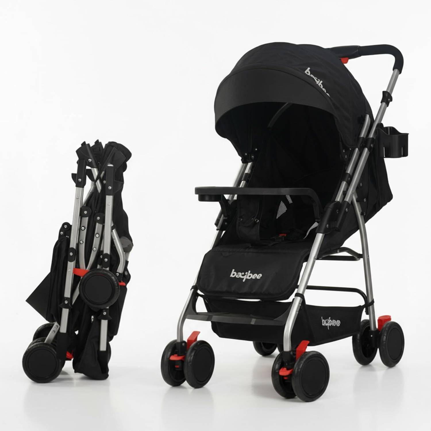 baybee Adjustable Canopy Baby Stroller/Pram for kids Newborn Babies 5 Point Safety Belt Stroller