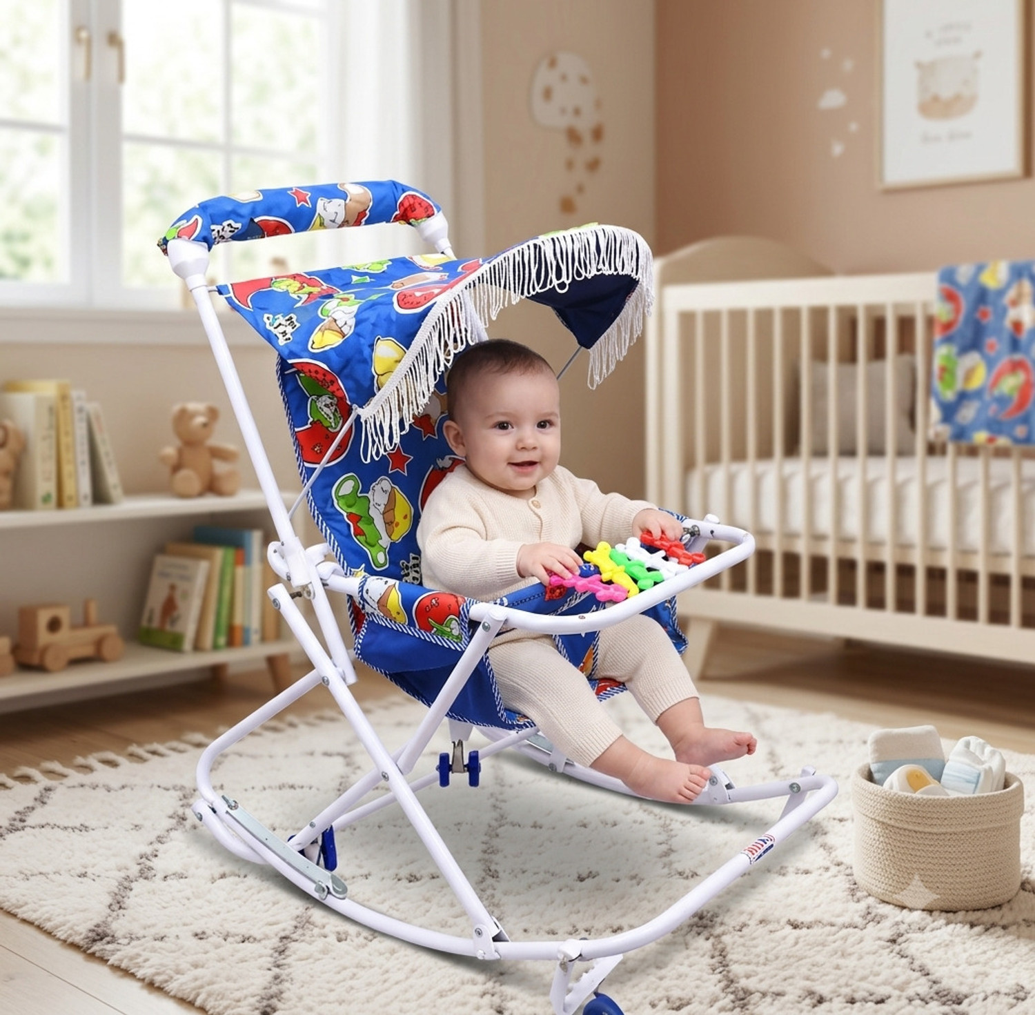 Image of maaluv Baby Stroller cum Swing Stroller