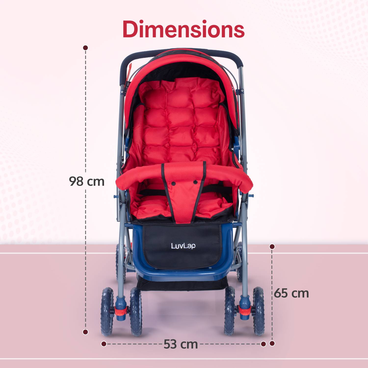 LuvLap Starshine Stroller for 0-3 Years - Image 5