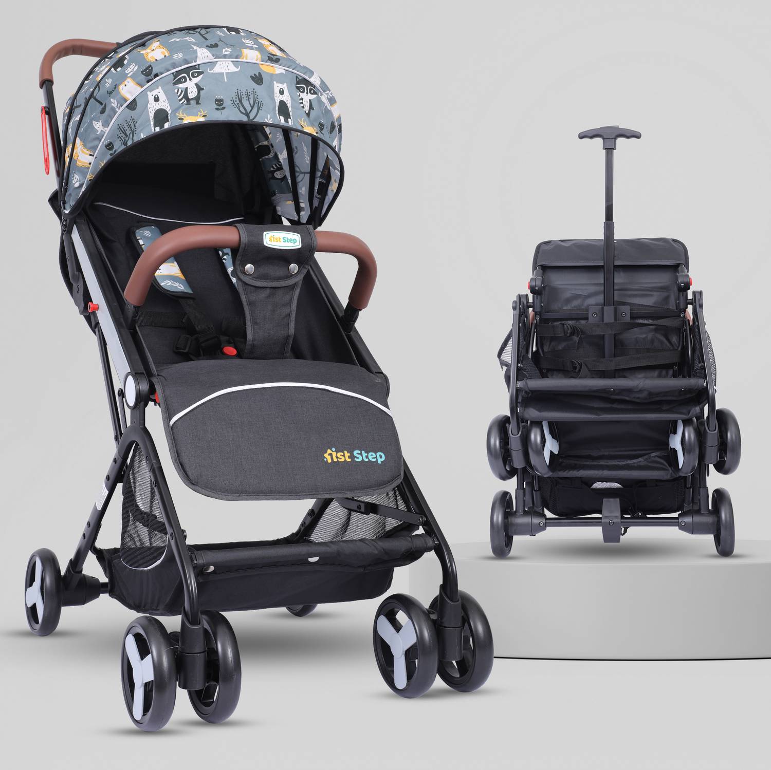 1st Step Aura Stroller With Portable Travel Friendly Trolley And Compact Fold Stroller