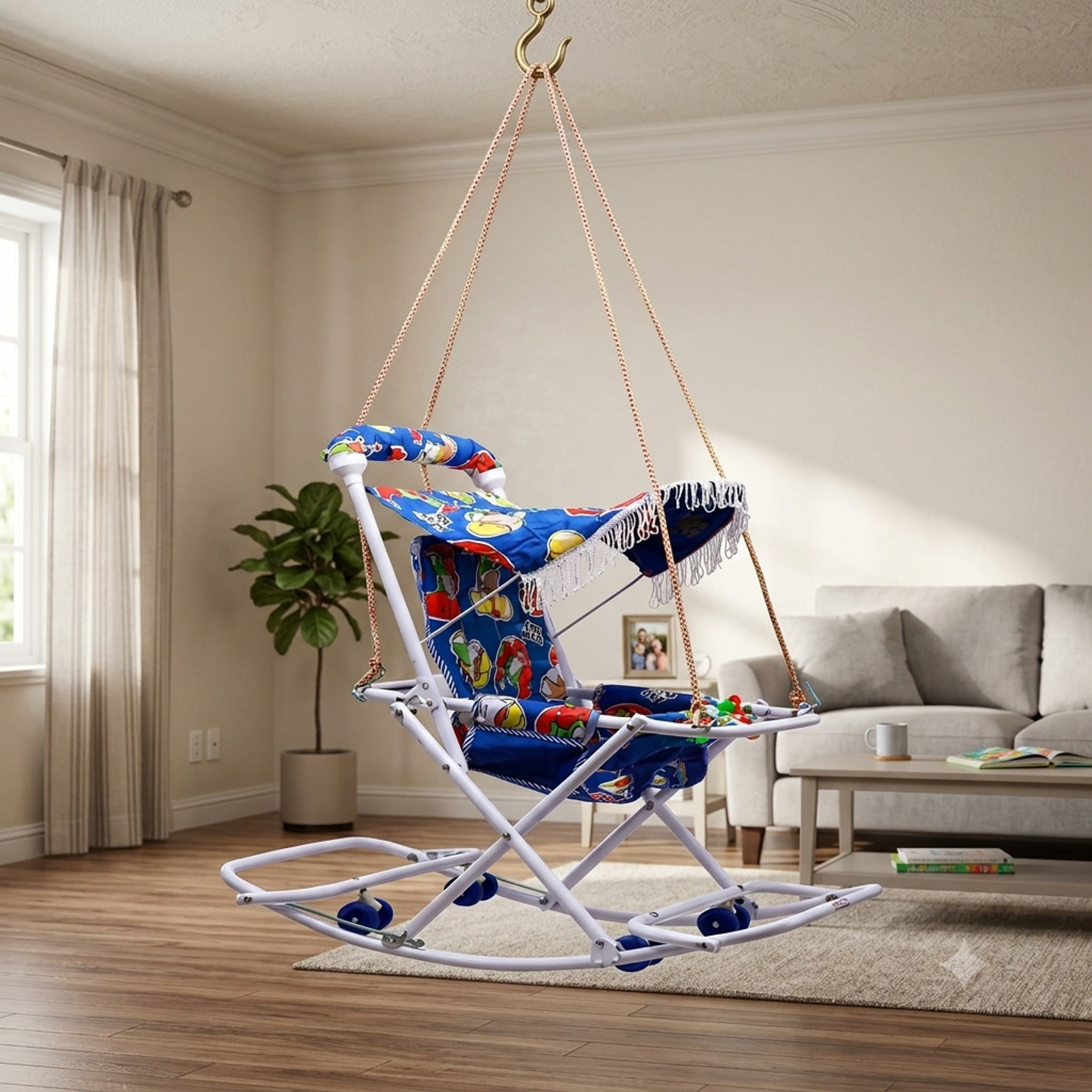 Image of maaluv Baby Stroller cum Swing Stroller