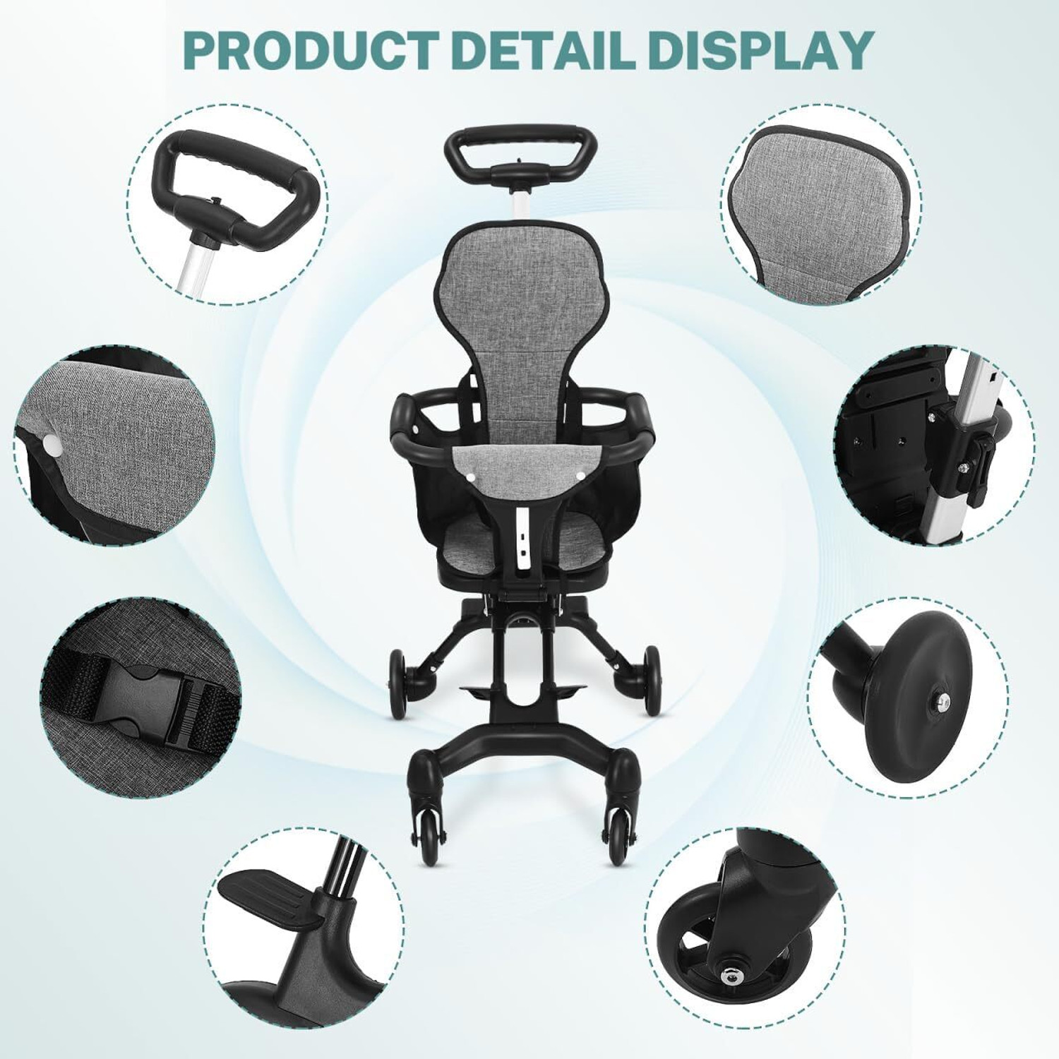 Image of Deoxys Baby Stroller, Lightweight Stroller, Baby & Toddler Umbrella Strollers Stroller