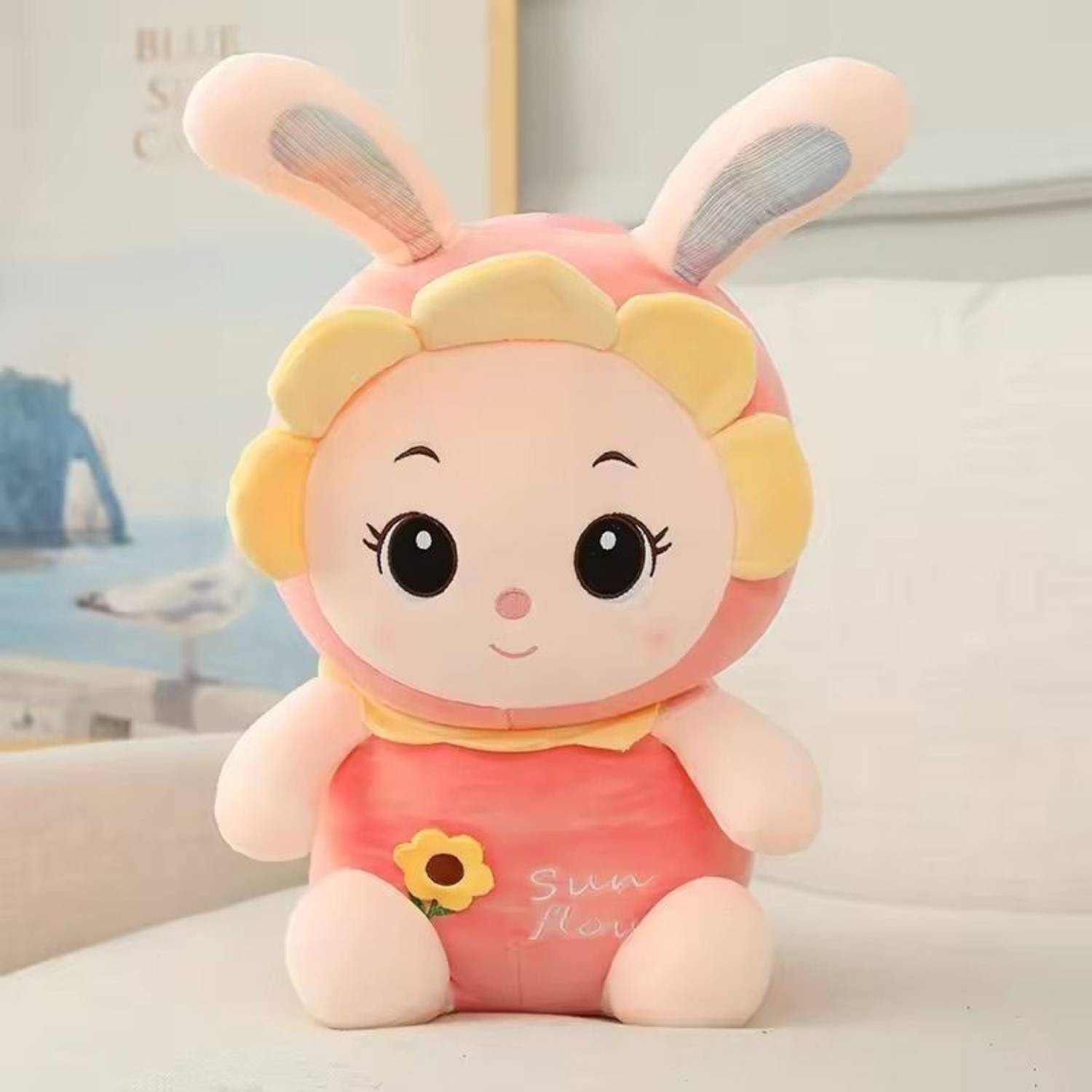 Zexsazone Sunflower Bunny Teddy Bear Soft toy for Girls Kids Toy