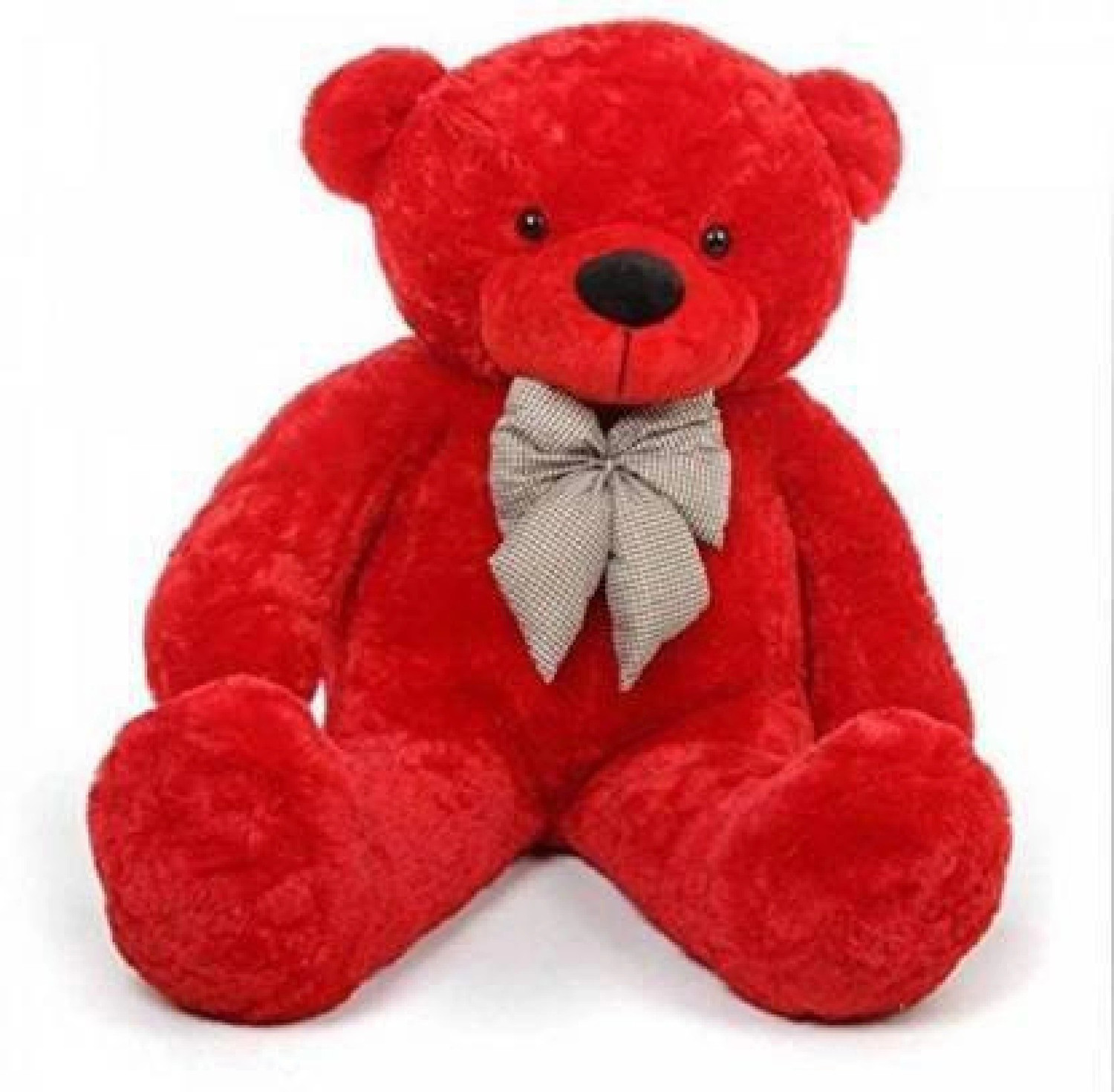 Image of Kiddie Castle Teddy Bear Red Colors Size 4 Feet - 48 inch