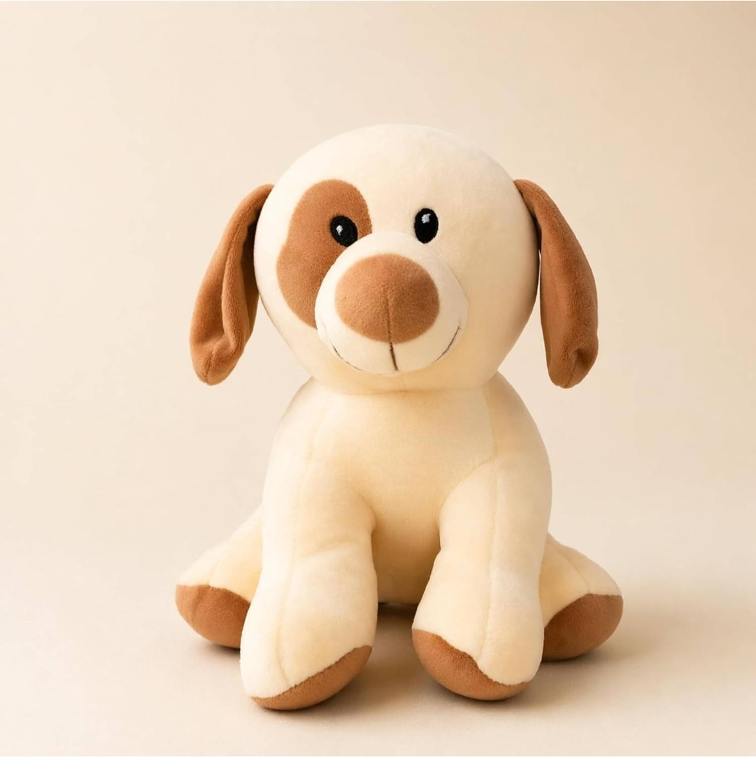 ThinkBee! シンクビー 犬 ぬいぐるみ o&t Cute Smiling Shiba Inu Plush Toy with Flower - 25 cm - Cute