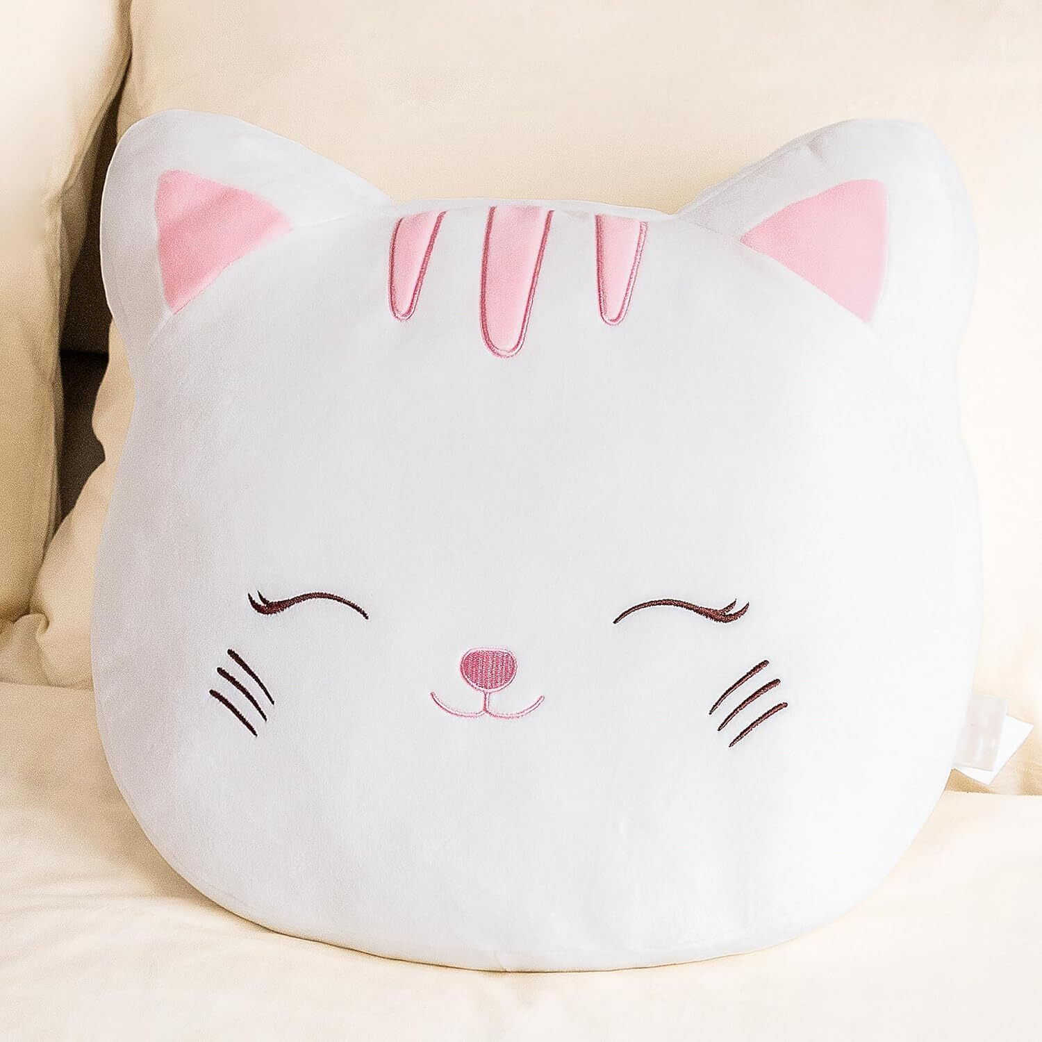Image of Teddy Daddy Soft Cat Pillow Plush Toys - 30 cm
