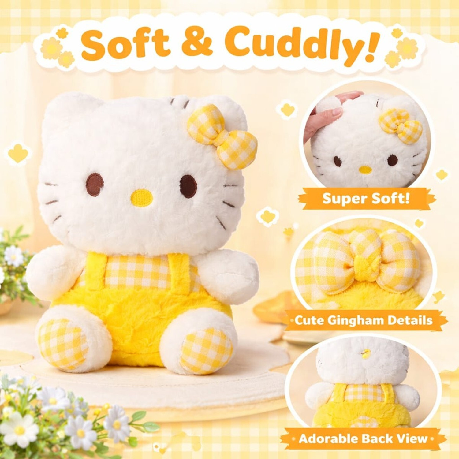 Image of AS HAPPY ZONE Kitty Plush - Soft and Plush Toy - 19 cm