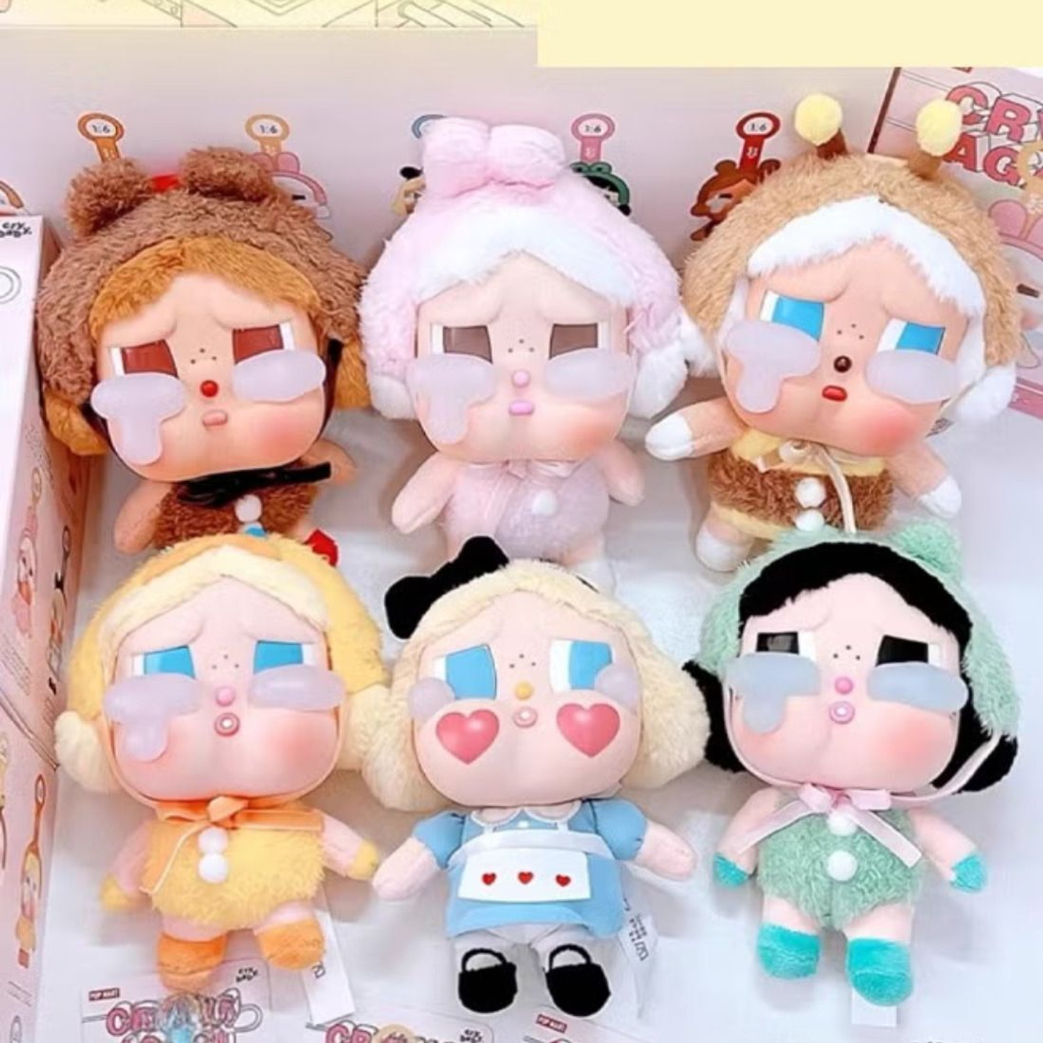 Image of ROCKETHEART Crying Again Plush Figure Figures blind Box Pack of 1 - 12 mm