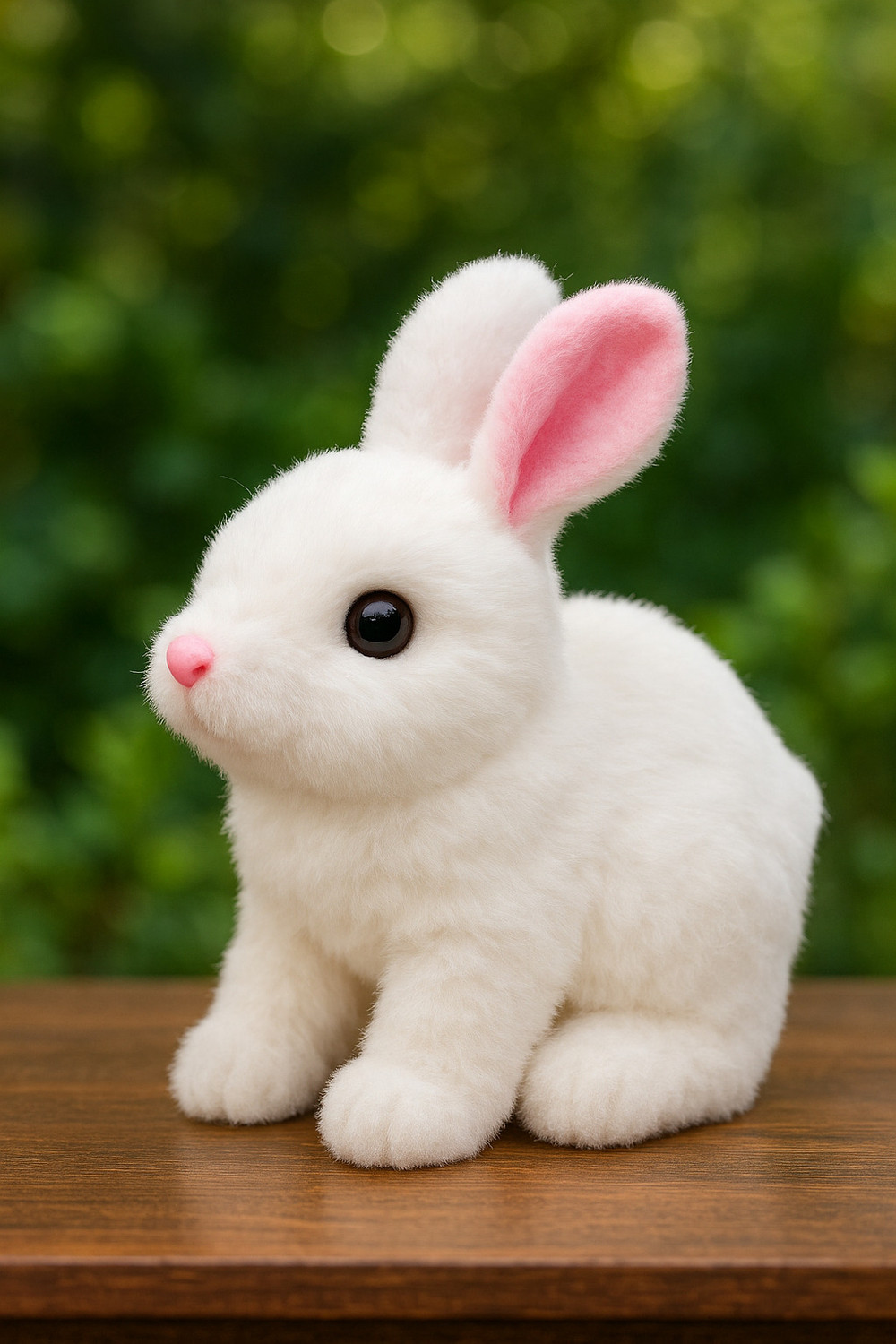 Image of Bitline Bunny Toy with Sounds Jumping Rabbit Wiggling Ears Twitching Mouth and Nose - 7 cm