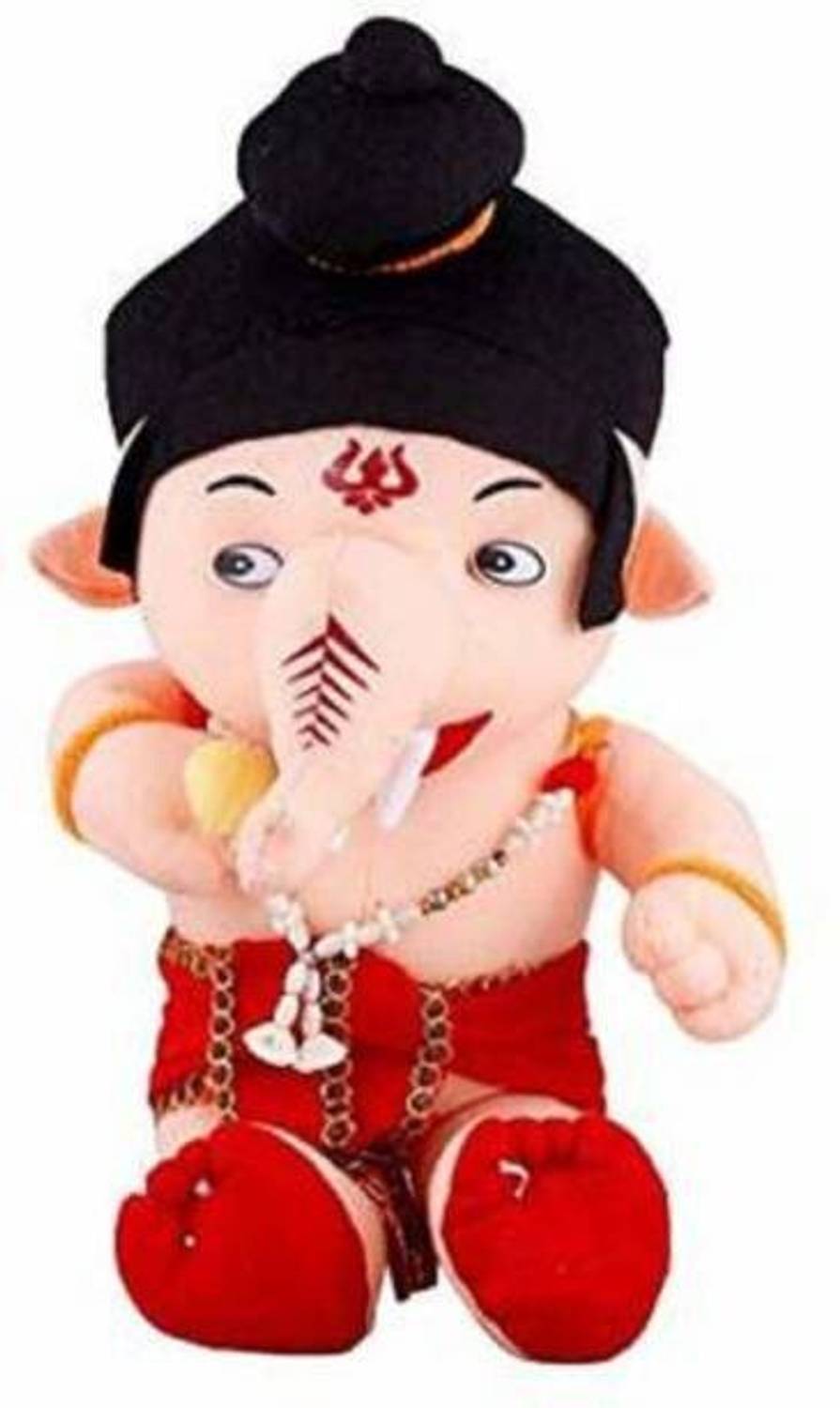 abhishek trading company Soft Lovable Hugable Lord Ganesha Soft Toy For Kids Toys Bithday Gift_ST  - 30 cm
