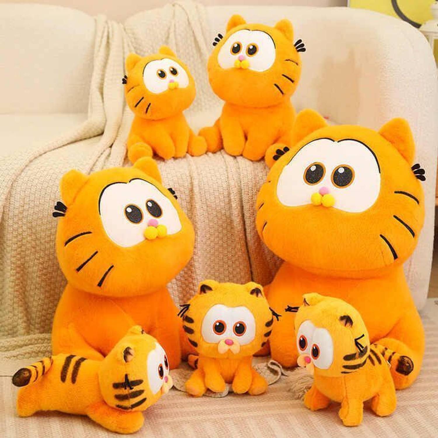 tinytotem Fusked Flufies Garfield Soft Plush Toy for Kids Cuddly
