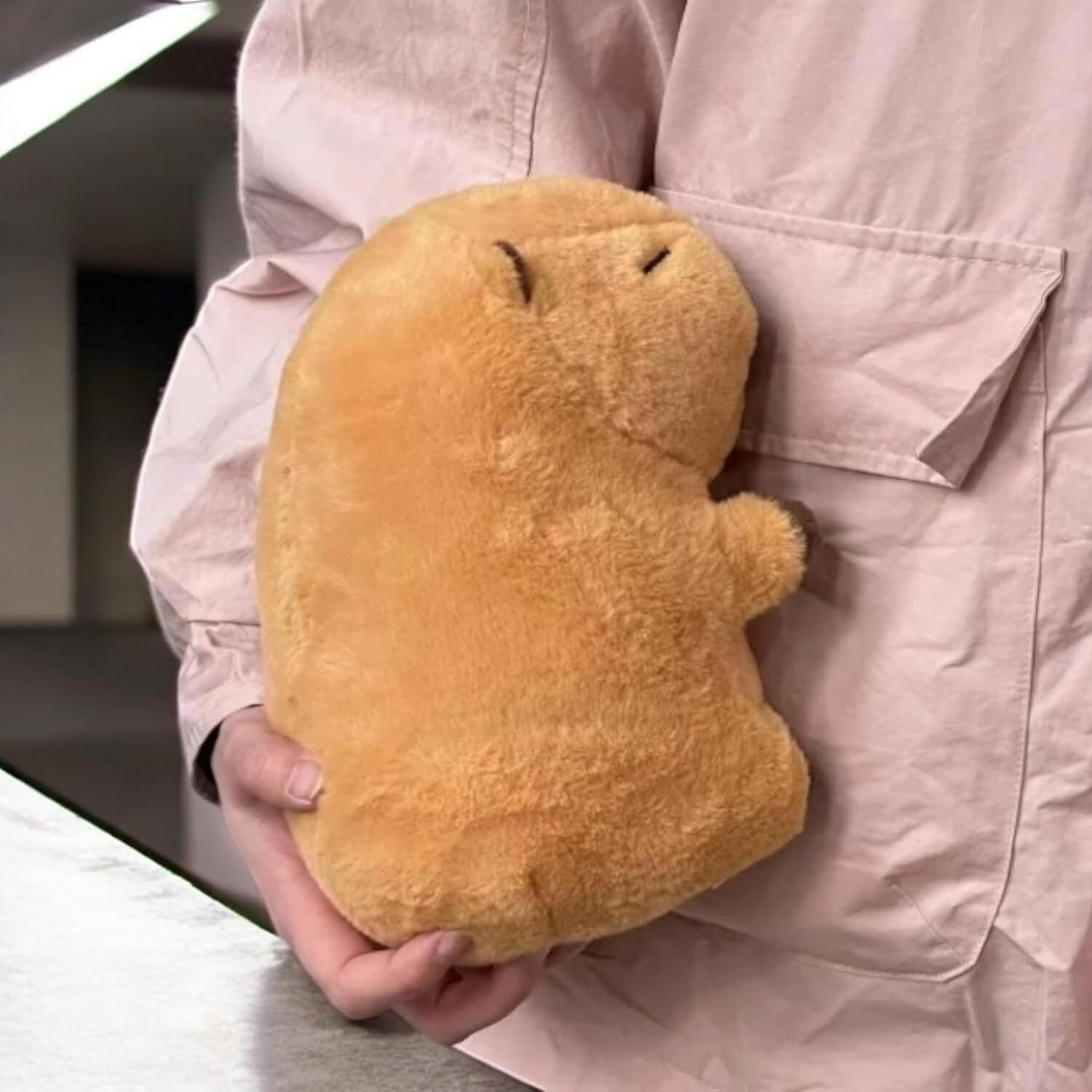 Image of Haven Hug Capybara Plush Toy 25 cm - Cute & Cuddly Stuffed Animal - - 25 cm (Brown)