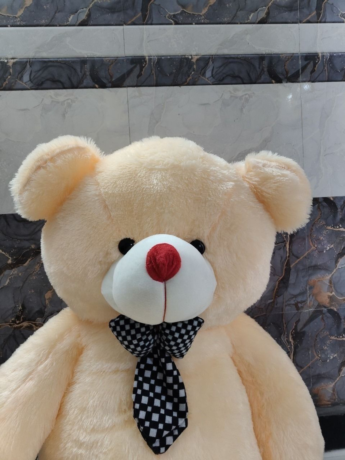 Image of AV Toys teddy bear 6 feet Cream beautiful gift for some one special - 72 inch (Cream) - 72 inch