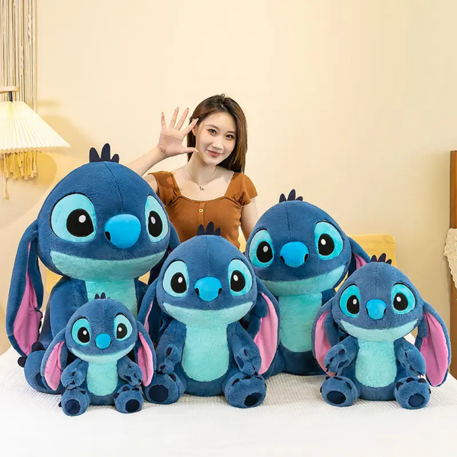 Image of plush joy Disney Stitch Soft Stuffed Plush Animal Toy for Kids and Gift Toys - 30 cm
