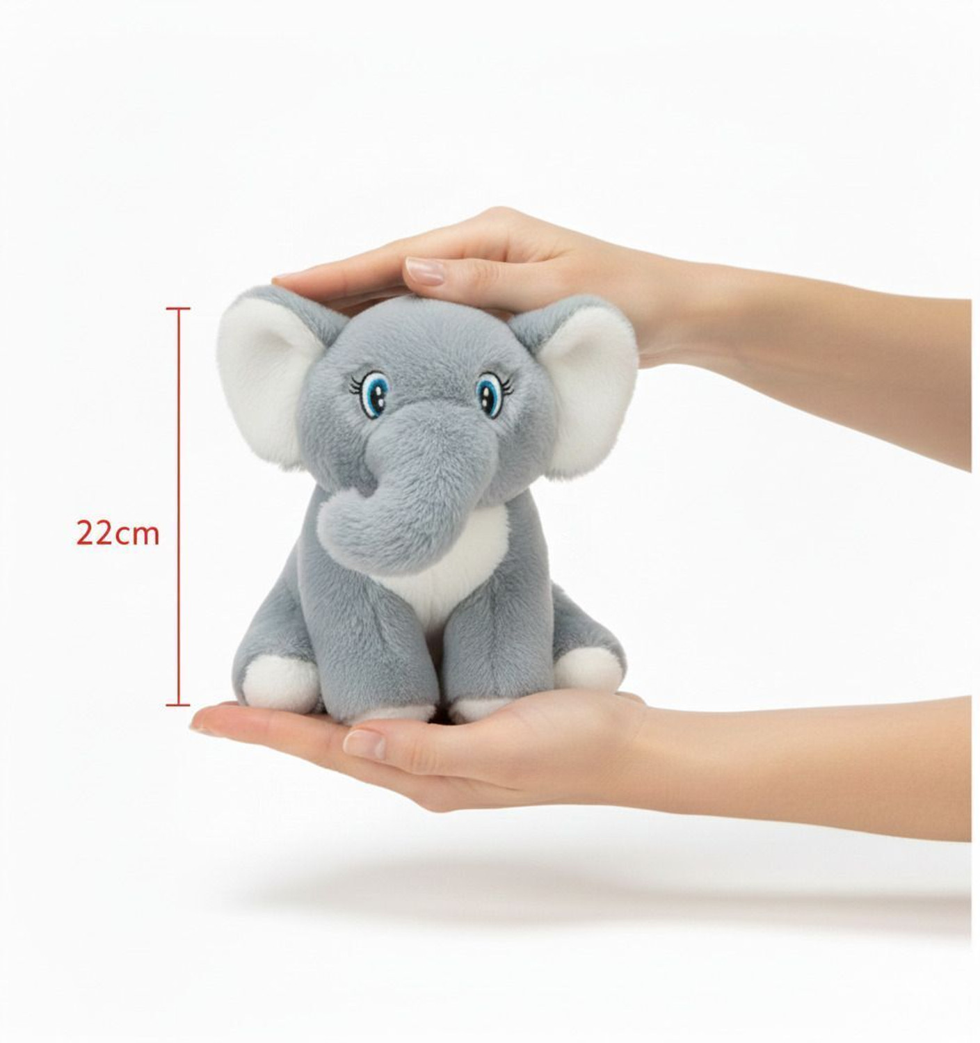 Image of SHREEJI GIFT Adorable & Ultra-Soft Elephant Plush Toy - The Perfect Cuddly Companion - 25 cm