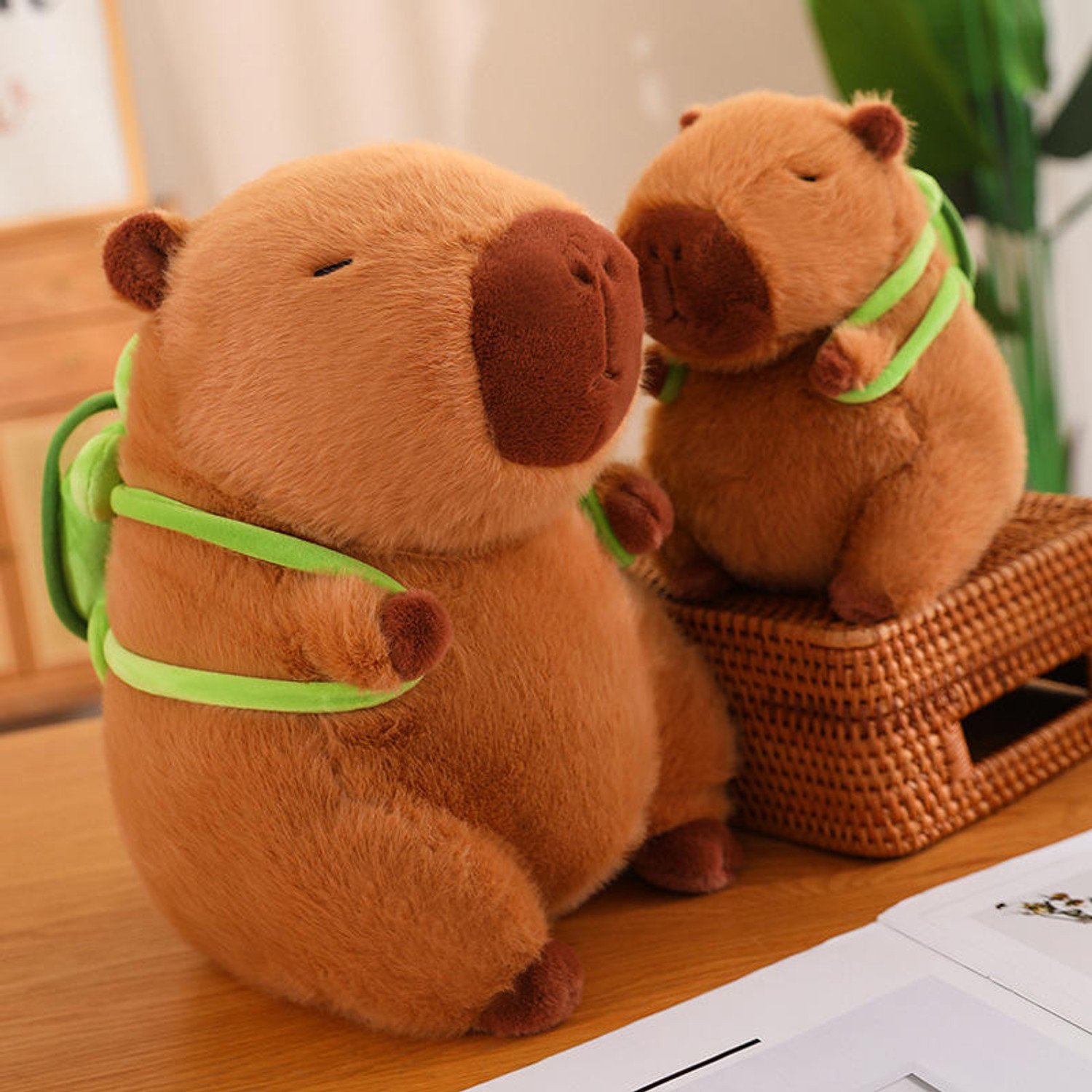 Image of TOYAURA Capybara 45 cm Soft Toy - Super Soft Plush Animal Stuffed Toy for Kids & Adults - 45 cm (Brown)