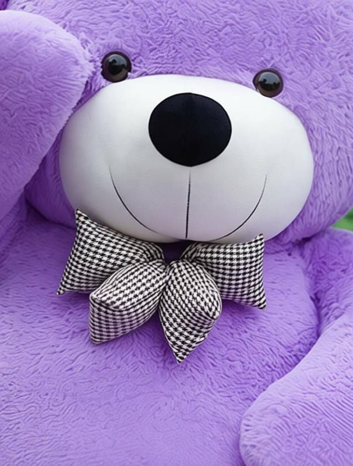 RSS Teddy Bear Purple 3 Feet - Image 4