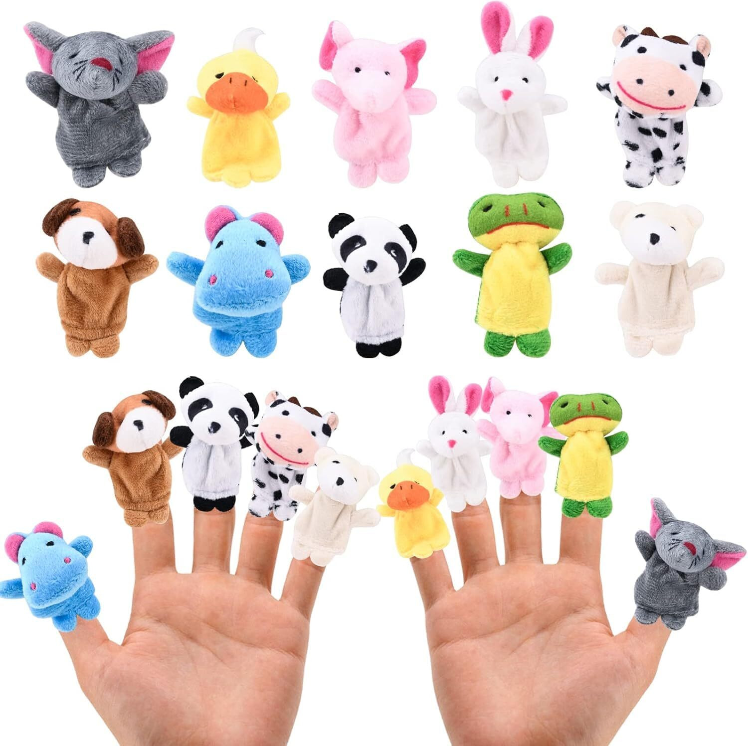 Image of SIMESTICH Animal Finger Puppets 10 Pcs Set Finger Puppets