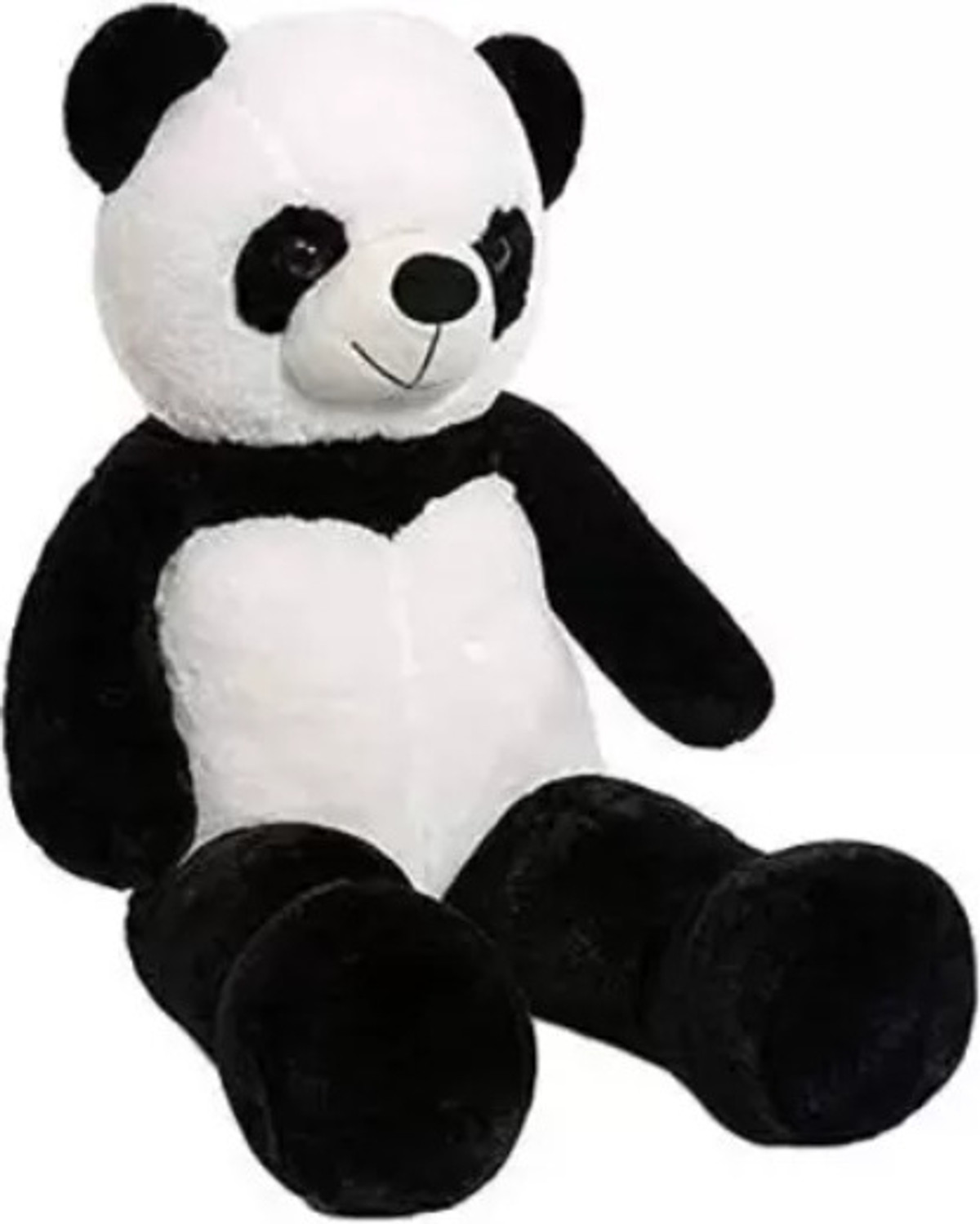 Image of Ksar KT Stuffed Spongy Soft Cute Sitting Panda (Black Color)(5 Feet)-39 - 150 cm