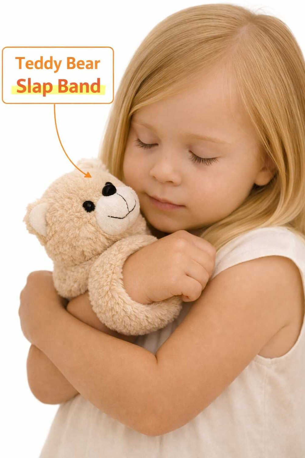 Image of ByNems Soft Teddy Bear Hand Puppet - Cute Plush Toy for Kids - 18 cm