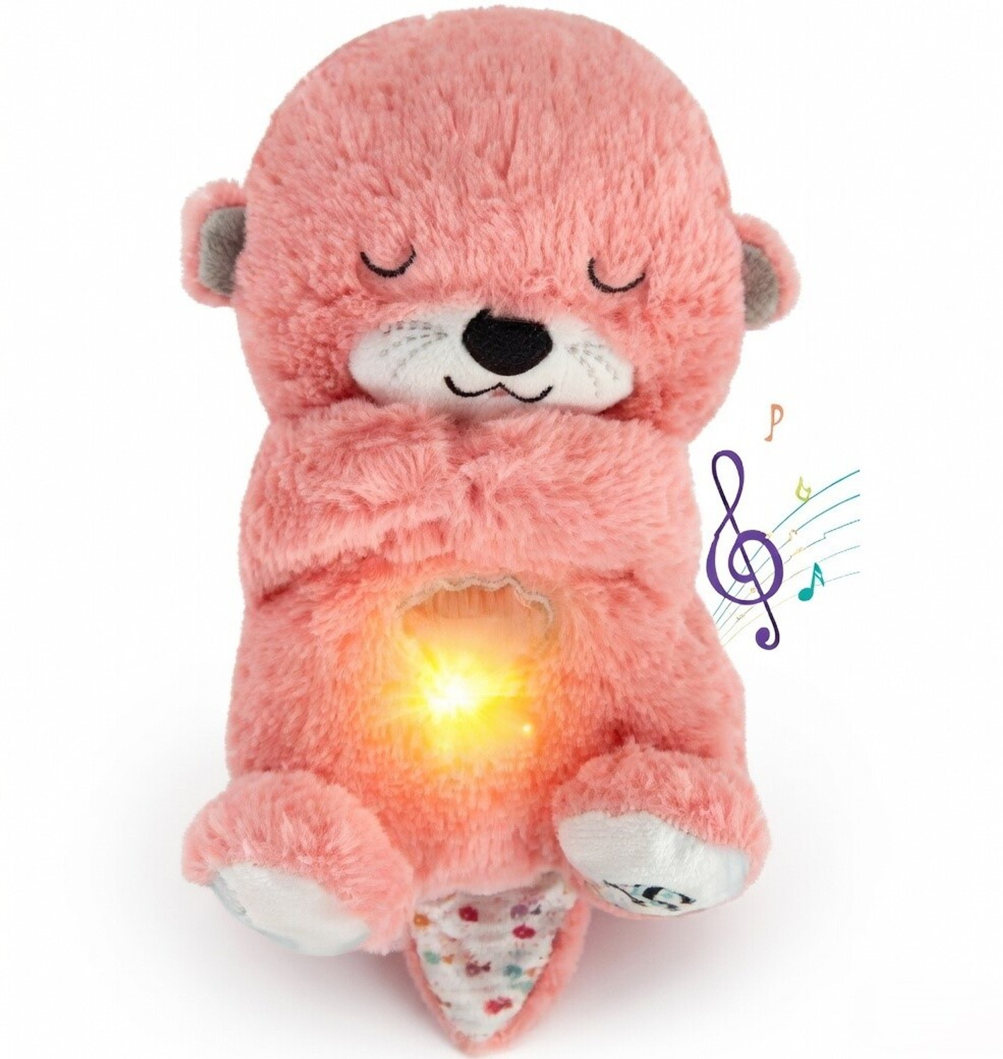 Image of ViKrish Breathing Motion Infant Toys for Newborns, Soft Breathing Stitch Teddy Bear - 30 cm