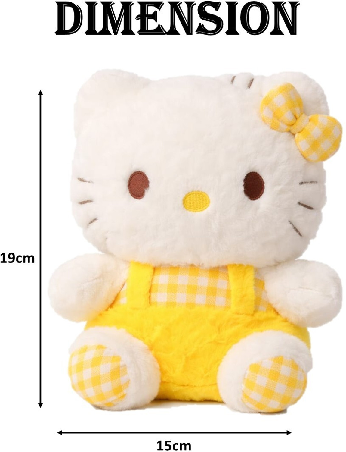 Image of AS HAPPY ZONE Kitty Plush - Soft and Plush Toy - 19 cm