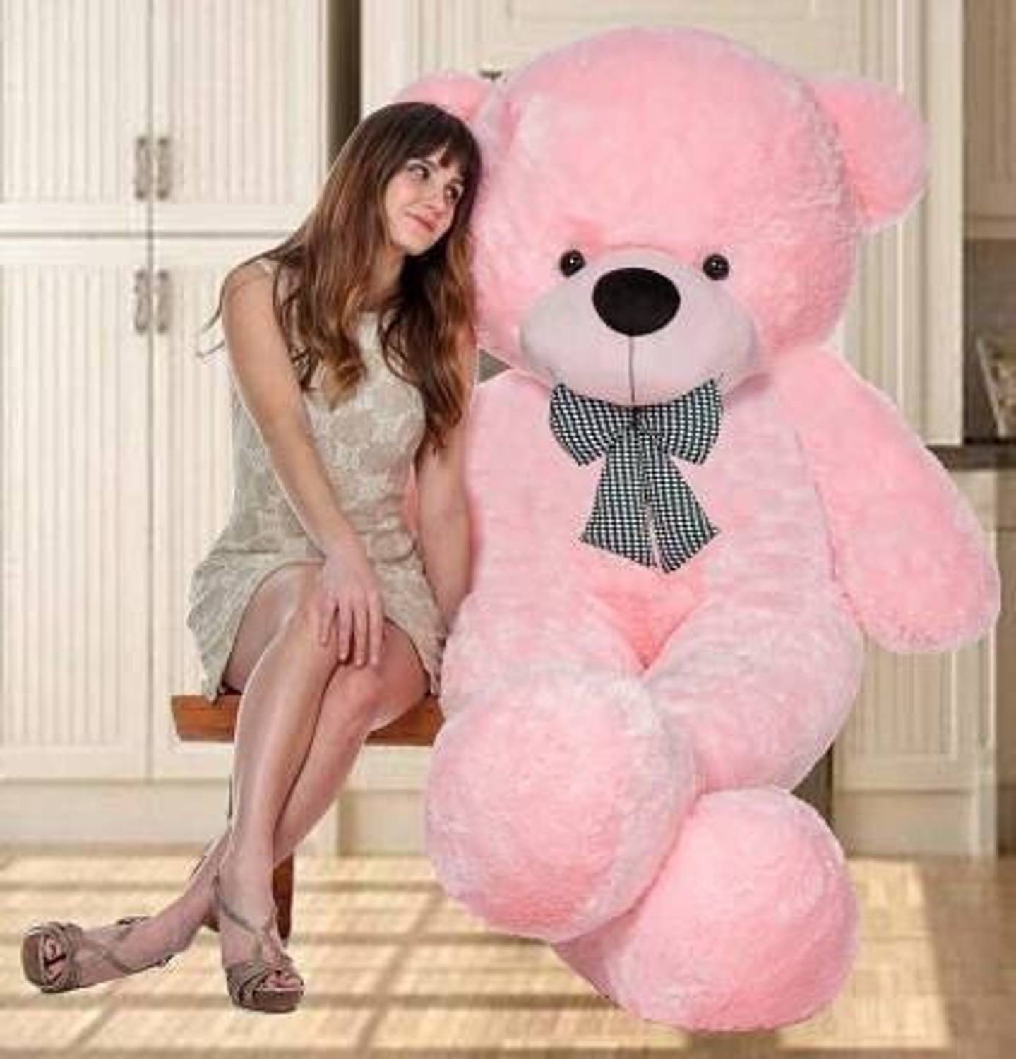vtb retail 4 Feet Pink Teddy Bear 120 cm - Image 1
