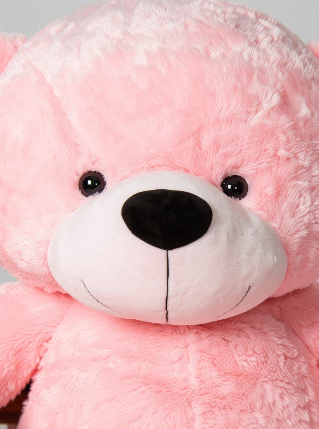 Image of RSS SOFT TOYS 3 feet pink teddy bear most beautiful teddy and cute and soft love teddy - 95.61 cm