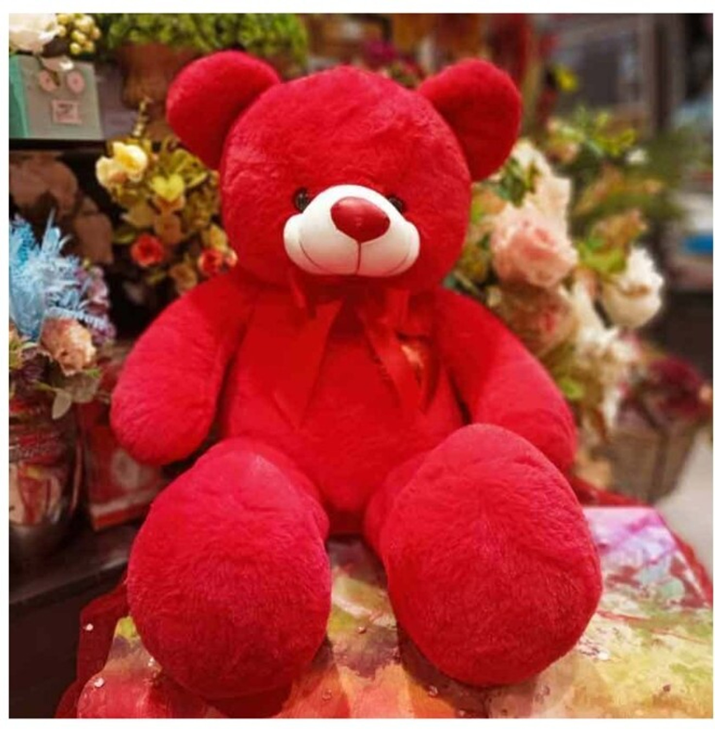 Image of itaCheeHUB 5 Feet teddy bear big size fat gift for girls birthday - 58 inch
